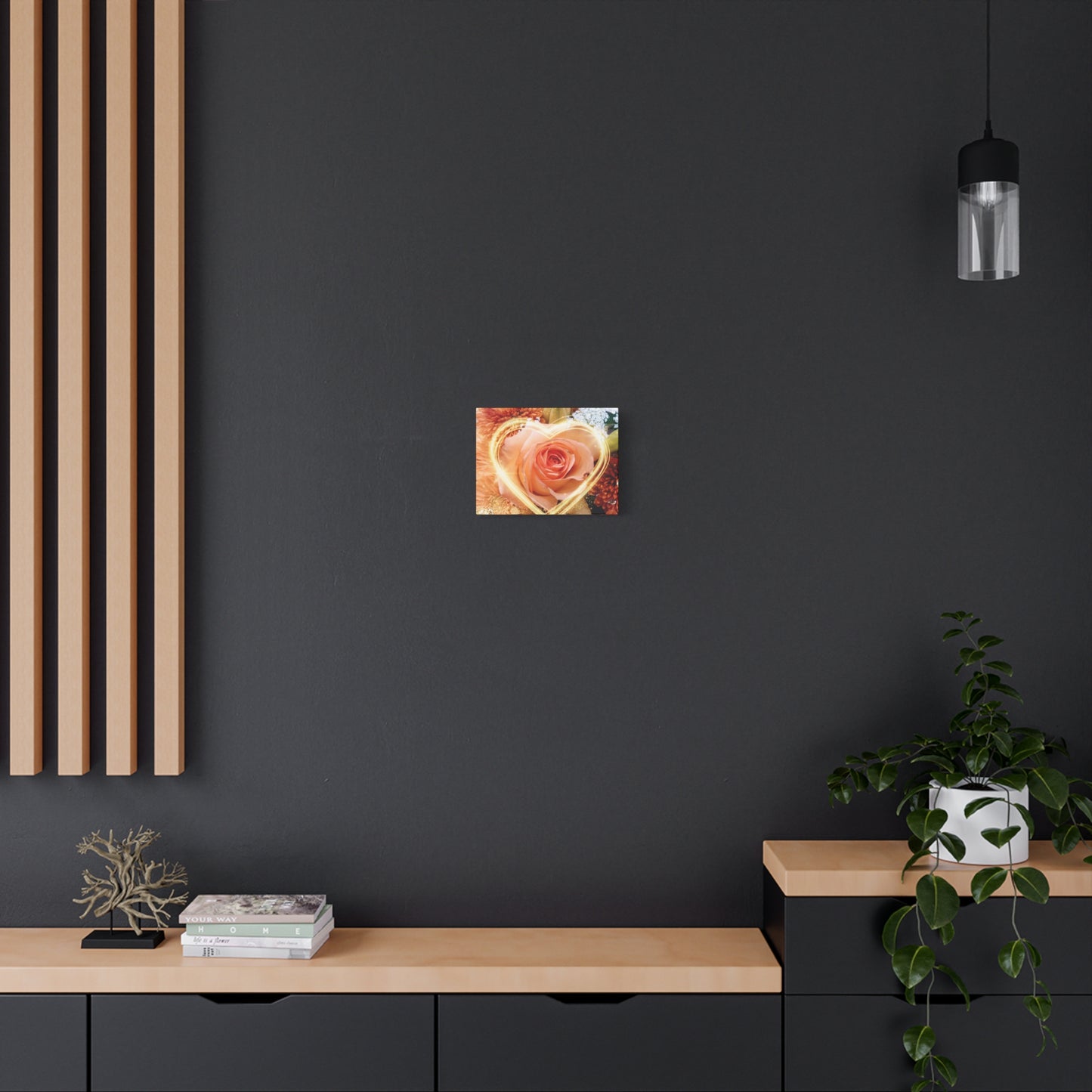 Autumn Rose Matte Canvas Print