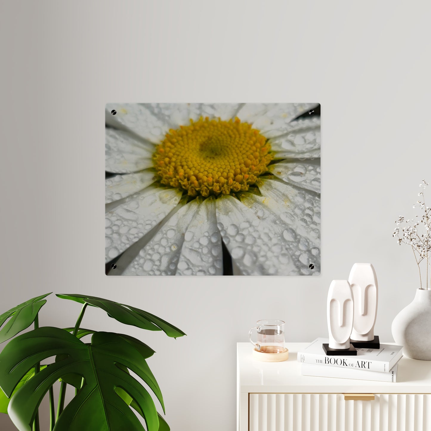Daisy Acrylic Floral Wall Art