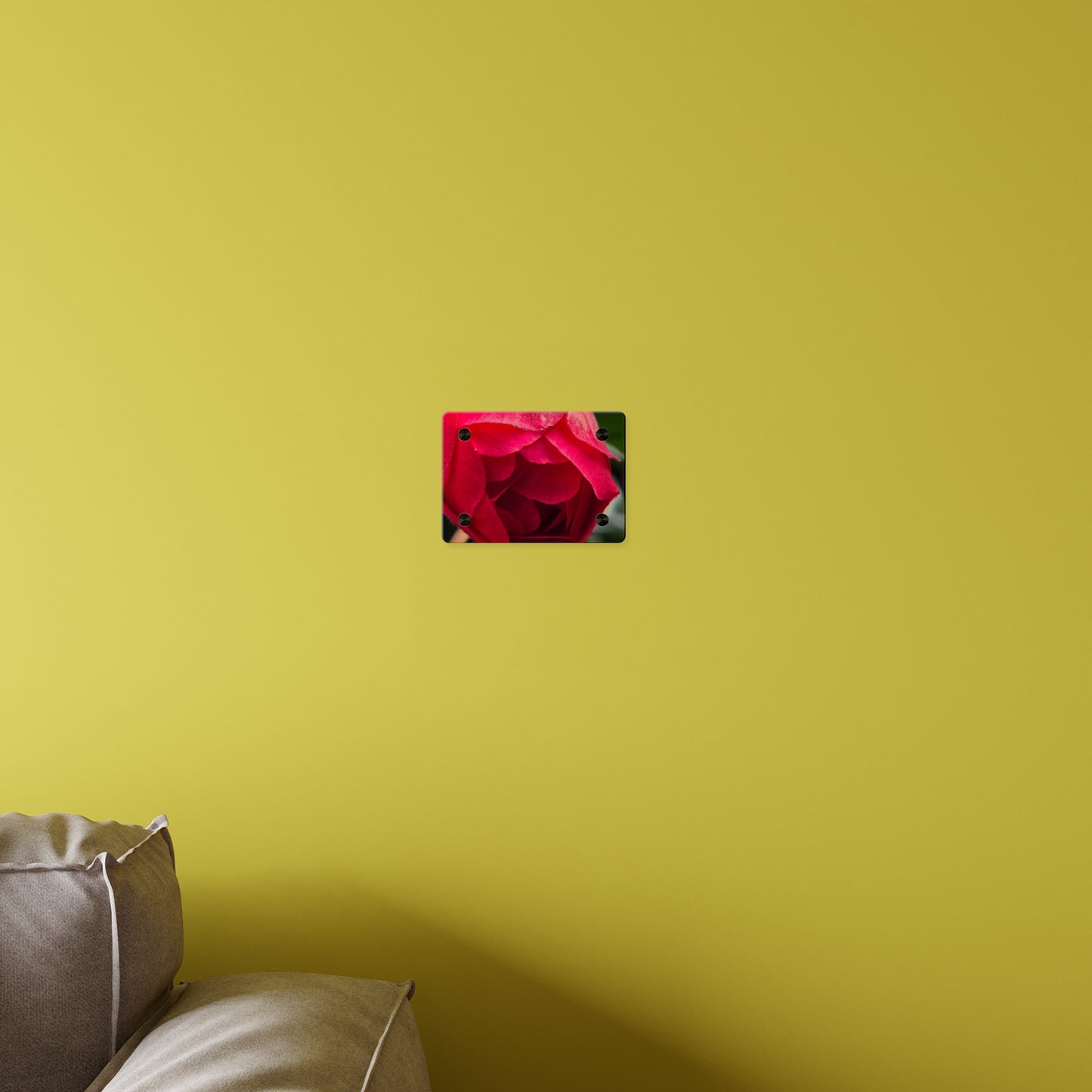 Flower Bud Acrylic Wall Art Panel