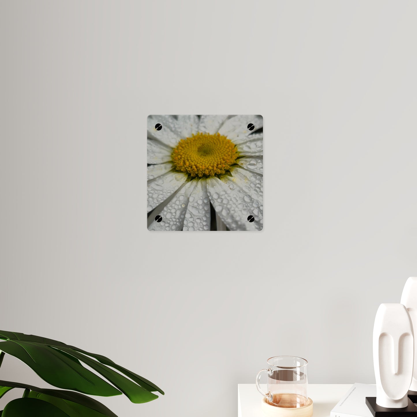 Daisy Acrylic Floral Wall Art