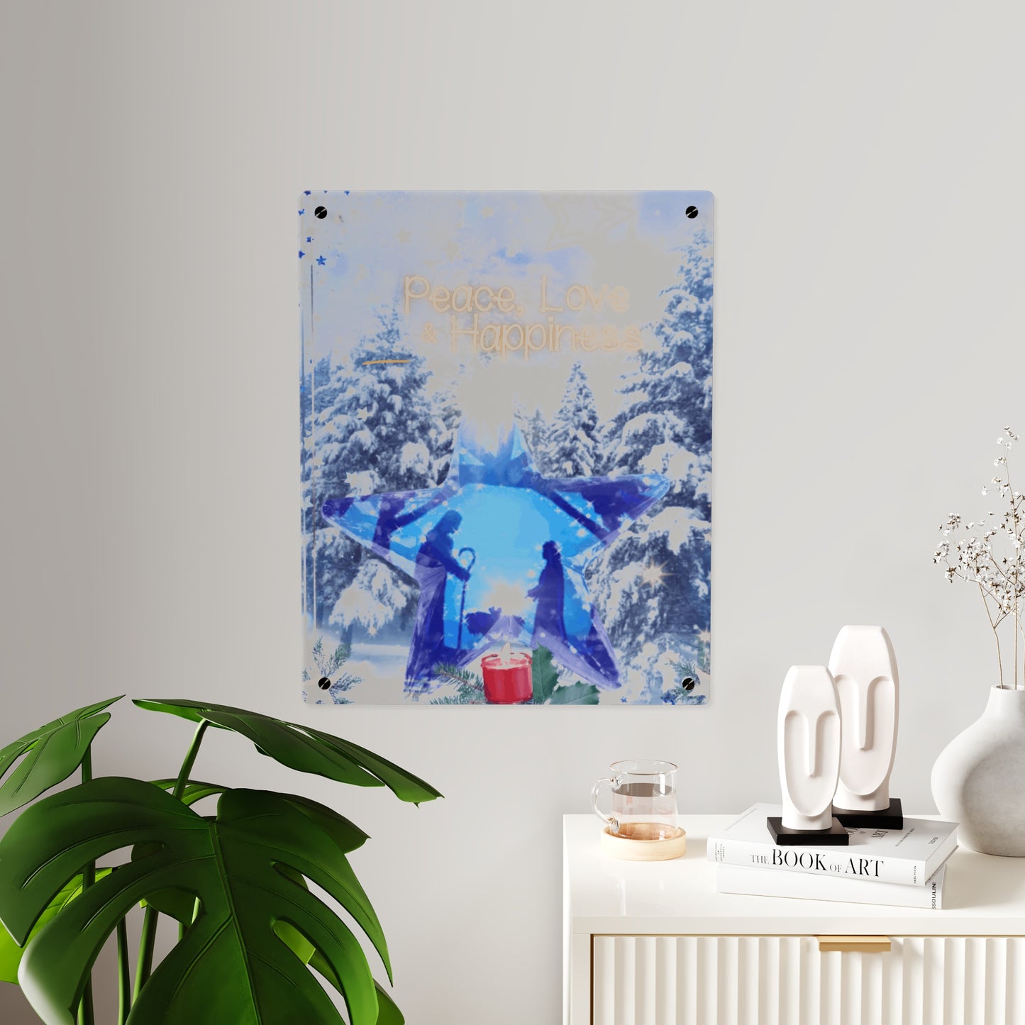 O Holy Night Christmas Acrylic Wall Art