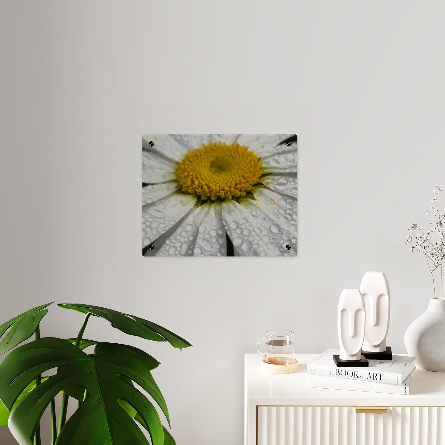 Daisy Acrylic Floral Wall Art
