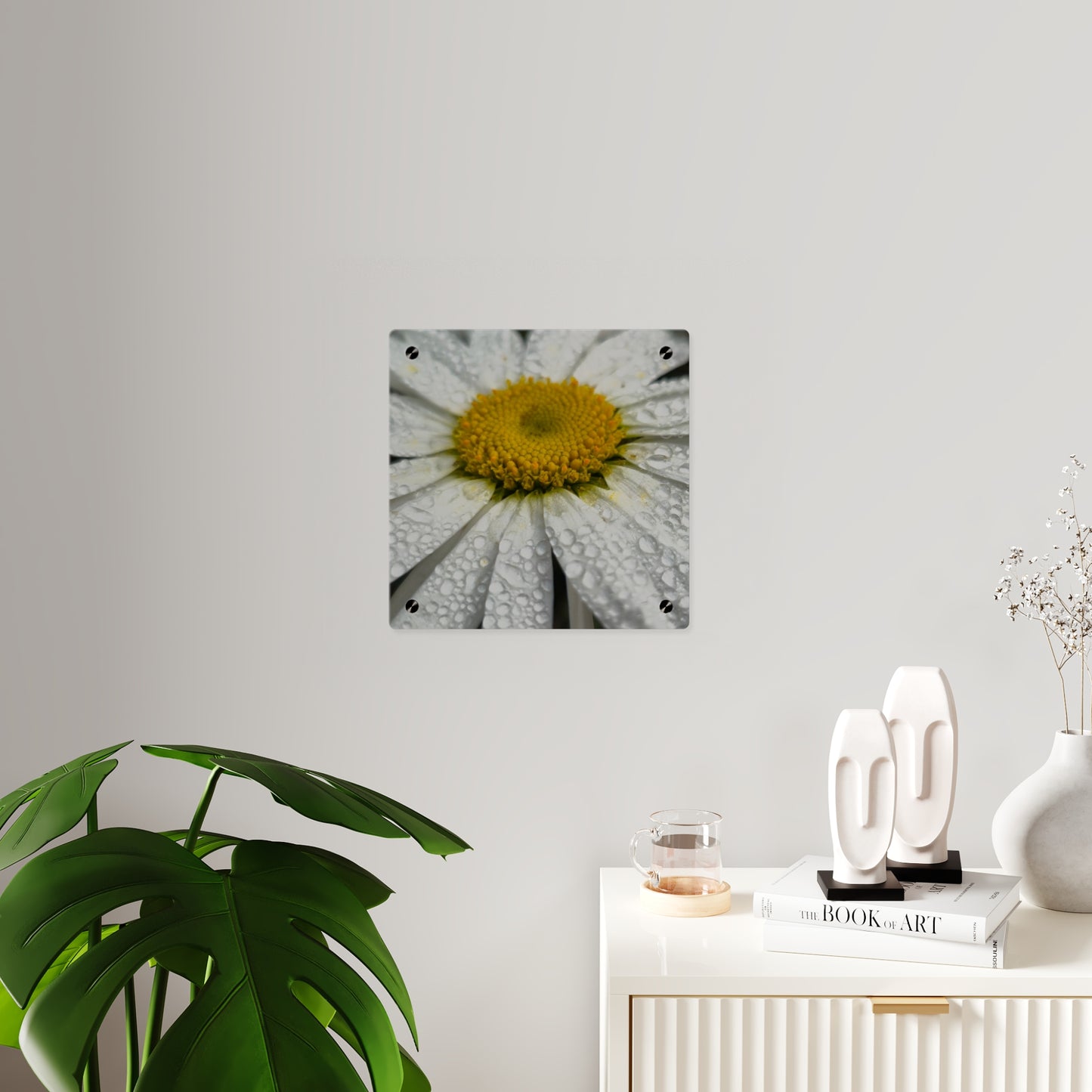 Daisy Acrylic Floral Wall Art