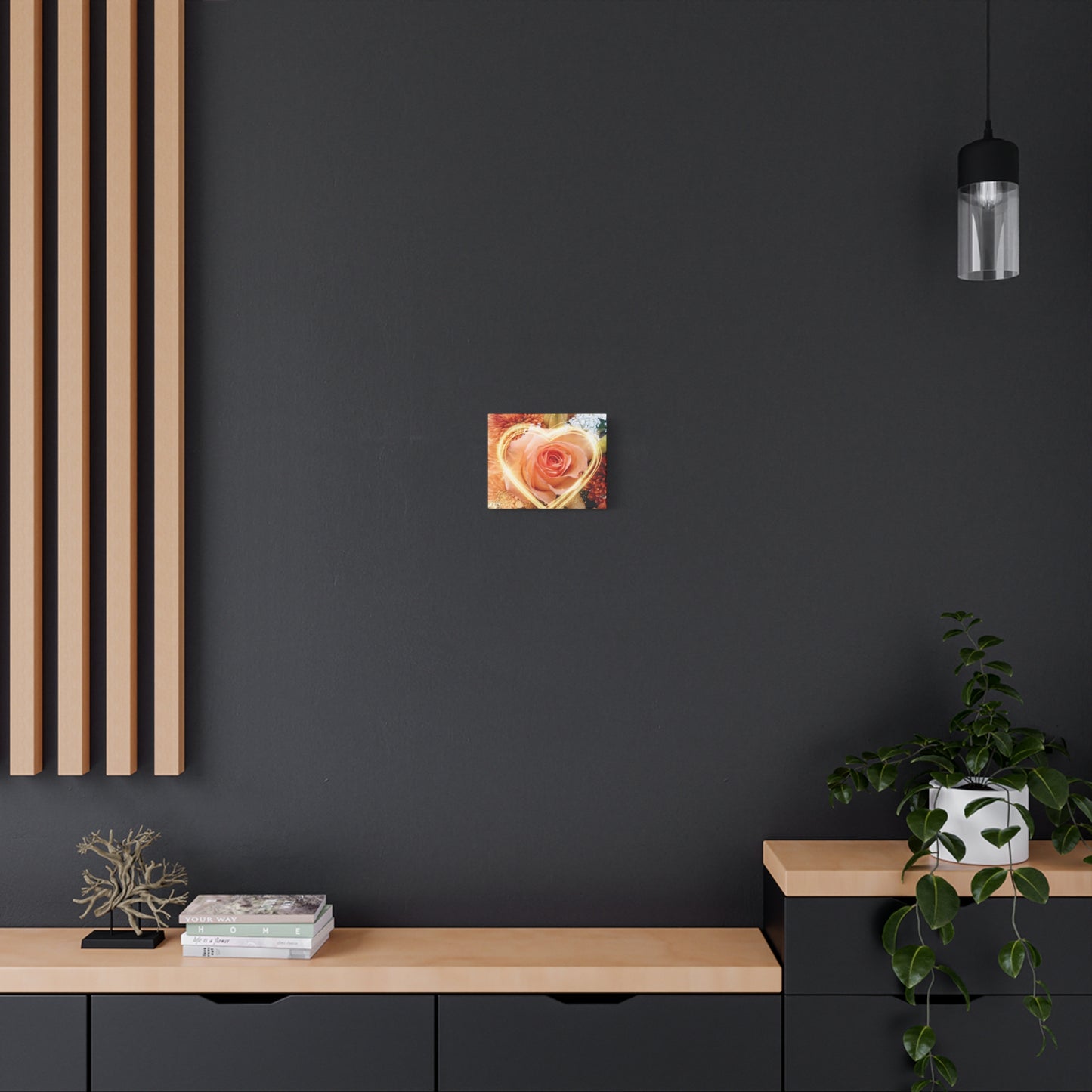 Autumn Rose Matte Canvas Print