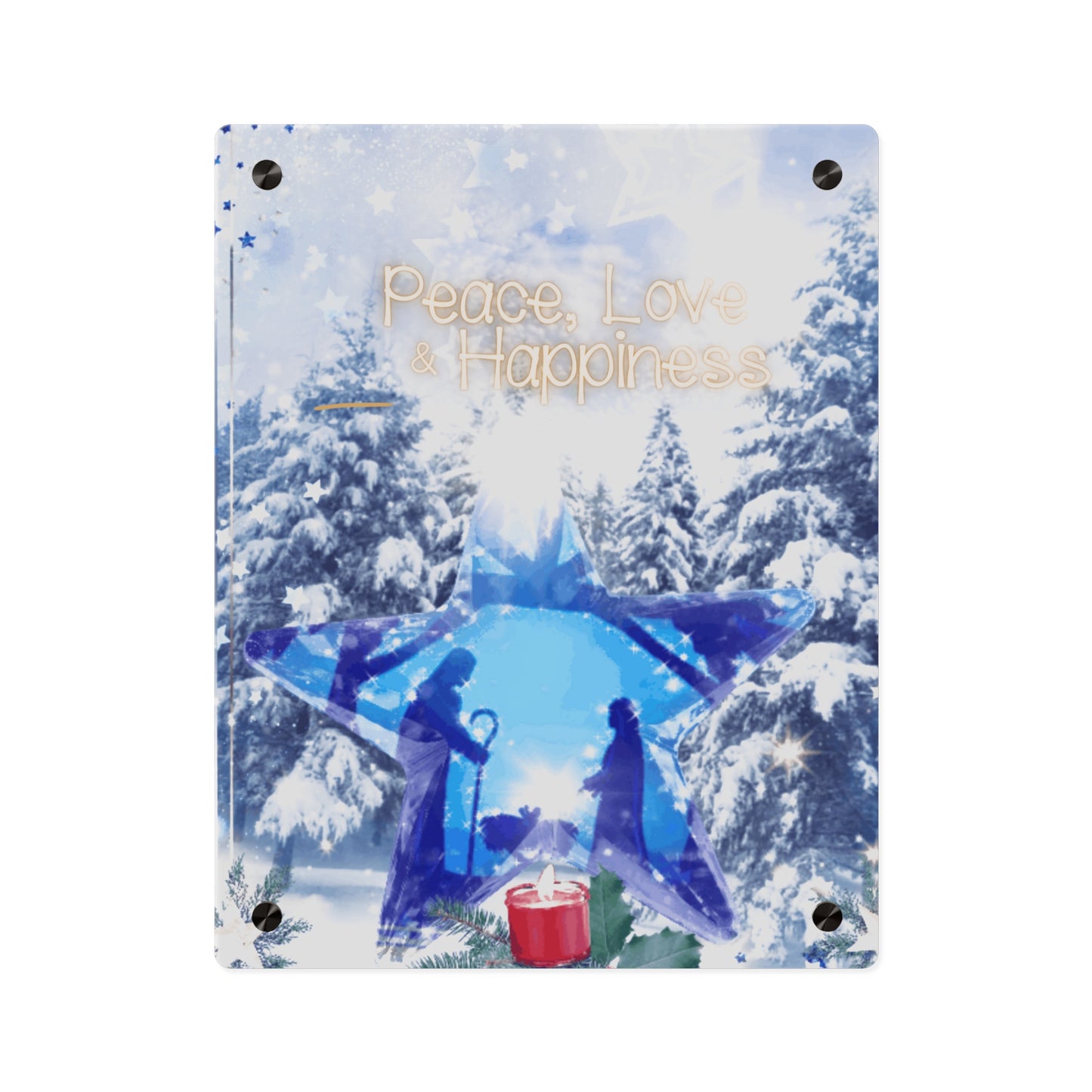 O Holy Night  Christmas Acrylic Wall Art