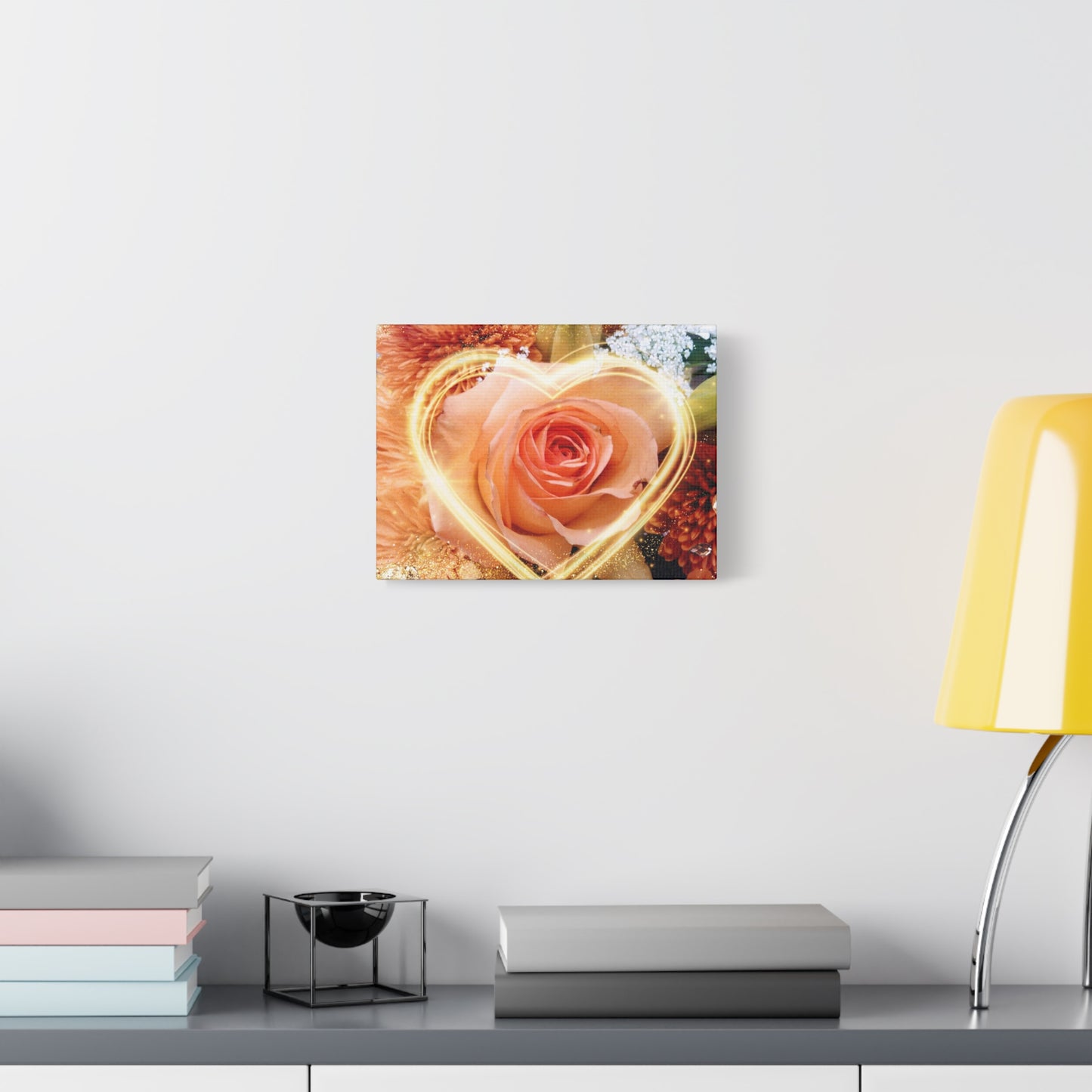 Autumn Rose Matte Canvas Print