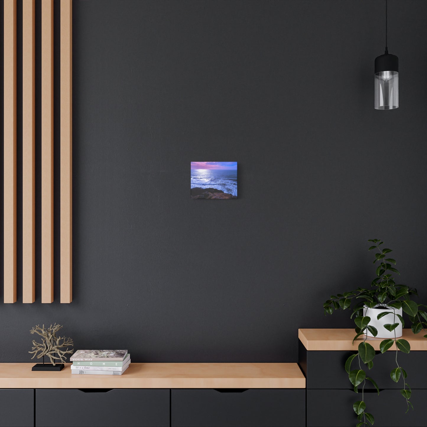 Radiant Horizon- Ocean Sunset Matte Canvas Print, Stretched, 1.25"