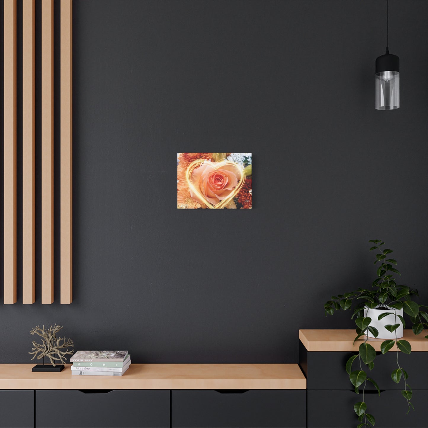 Autumn Rose Matte Canvas Print