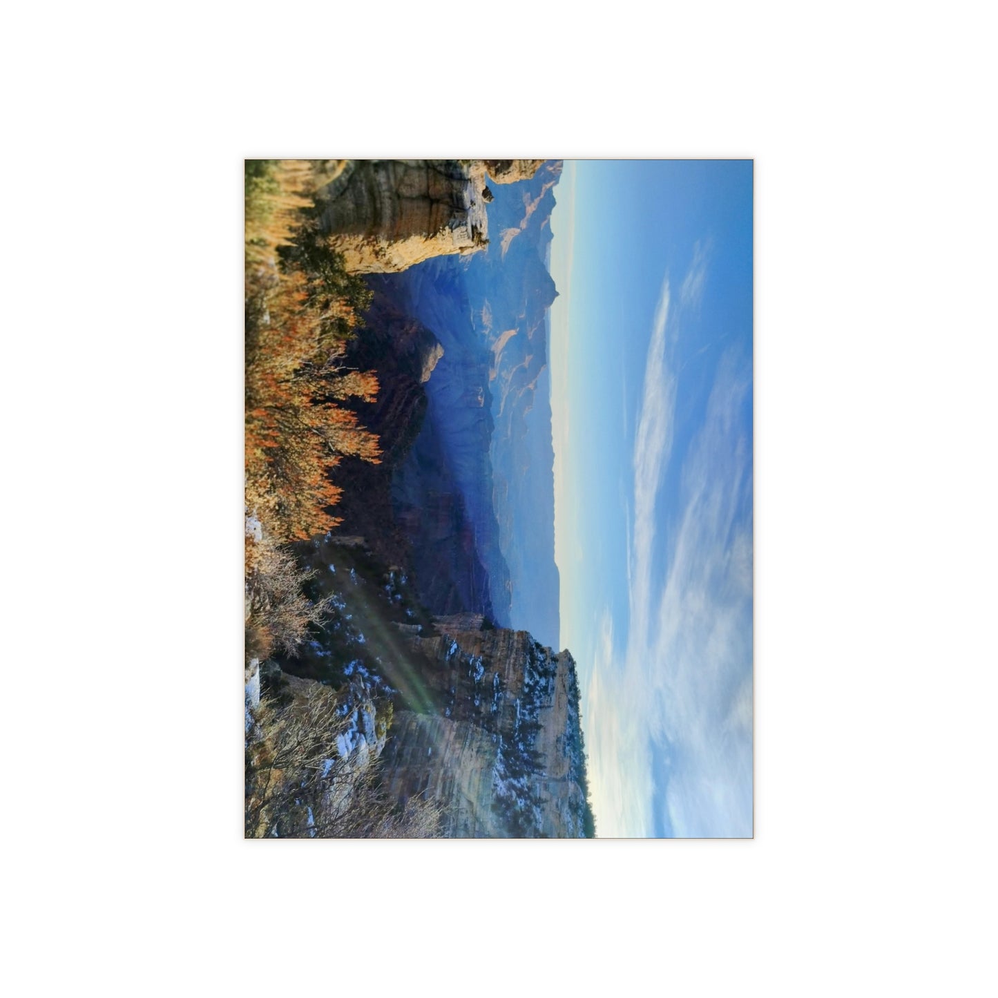 Stunning Ceramic Photo Tile of Grand Canyon Scenery, Home Decor, Nature Gift, Wall Art, Perfect for Nature Lovers