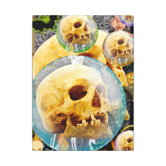 Skulls Galore- Halloween Matte Canvas Art