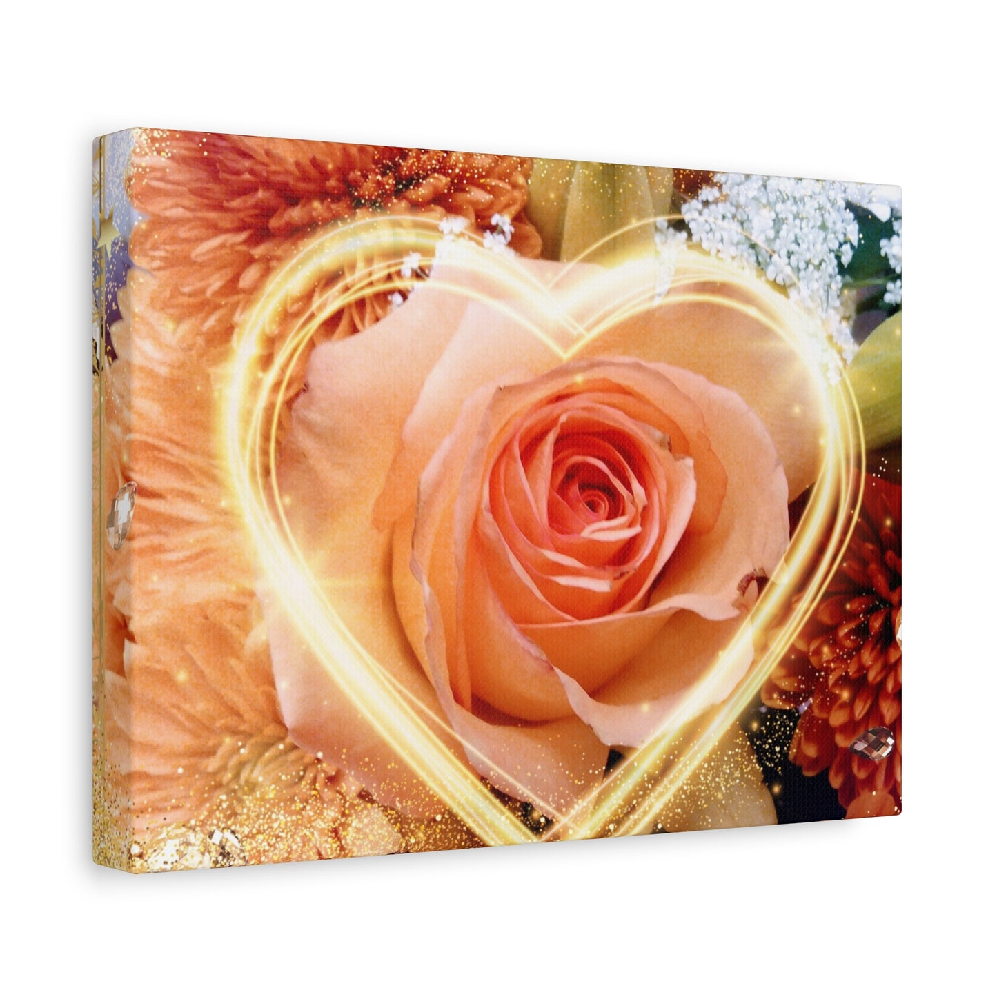 Autumn Rose Matte Canvas Print