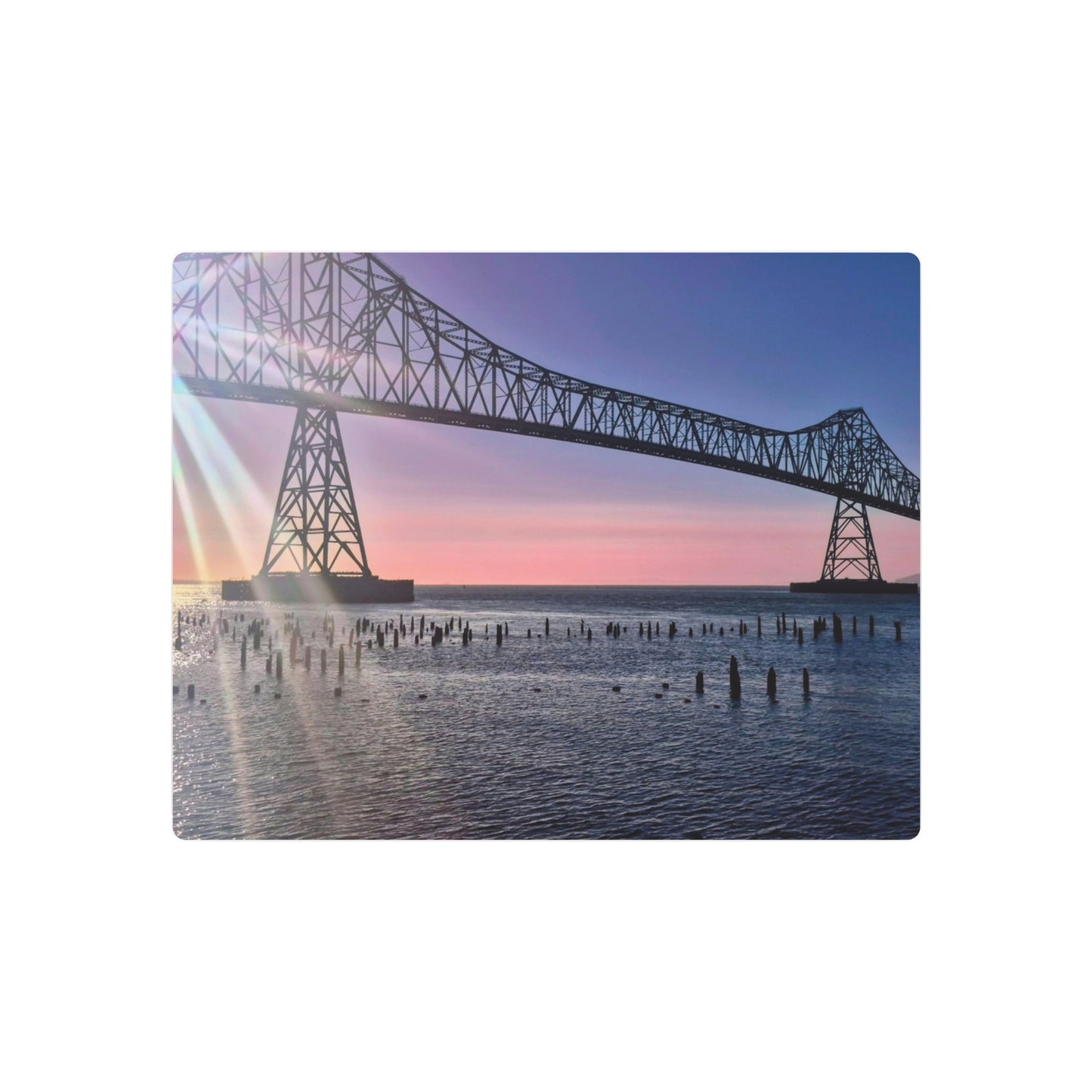 Megler Bridge Metal Wall Art