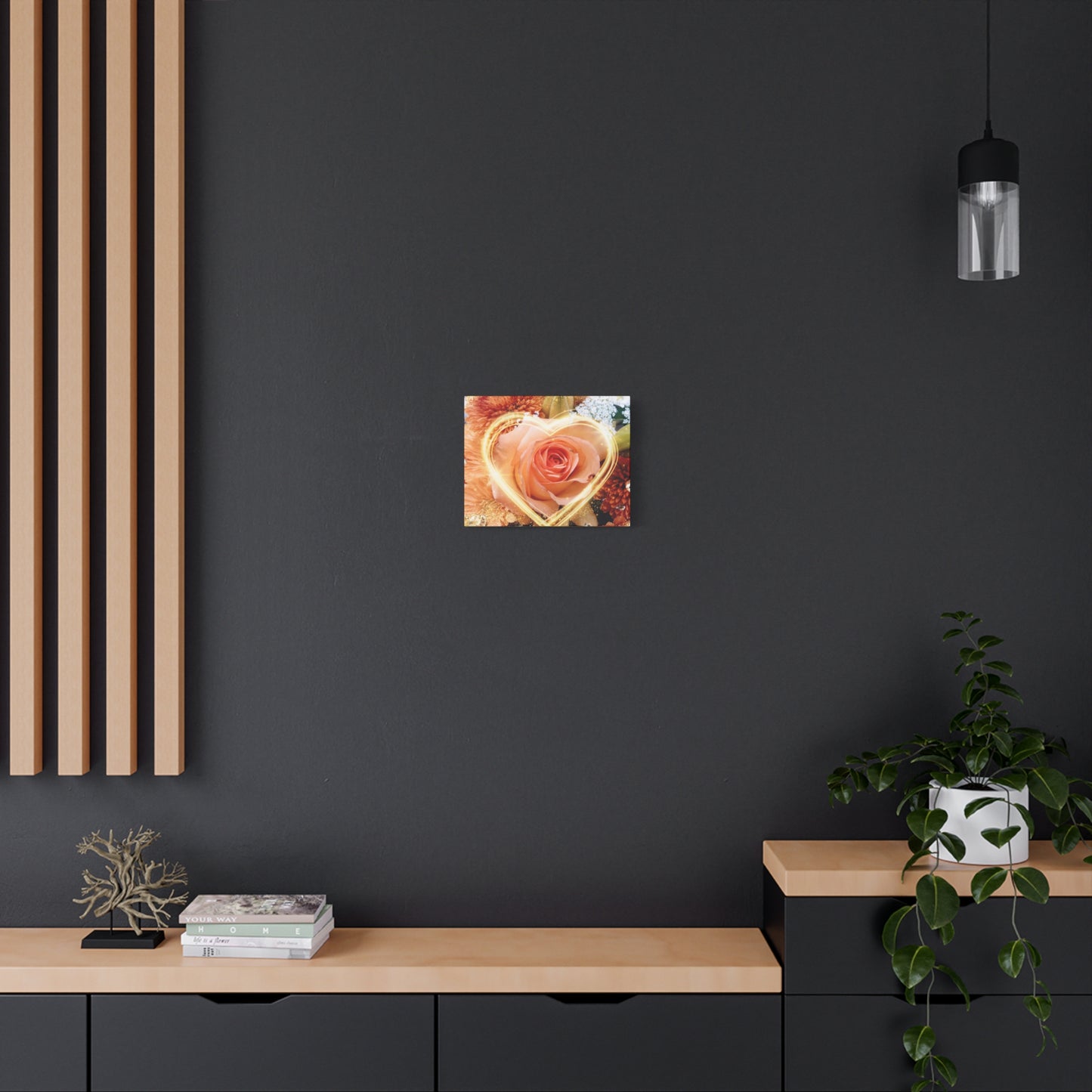 Autumn Rose Matte Canvas Print