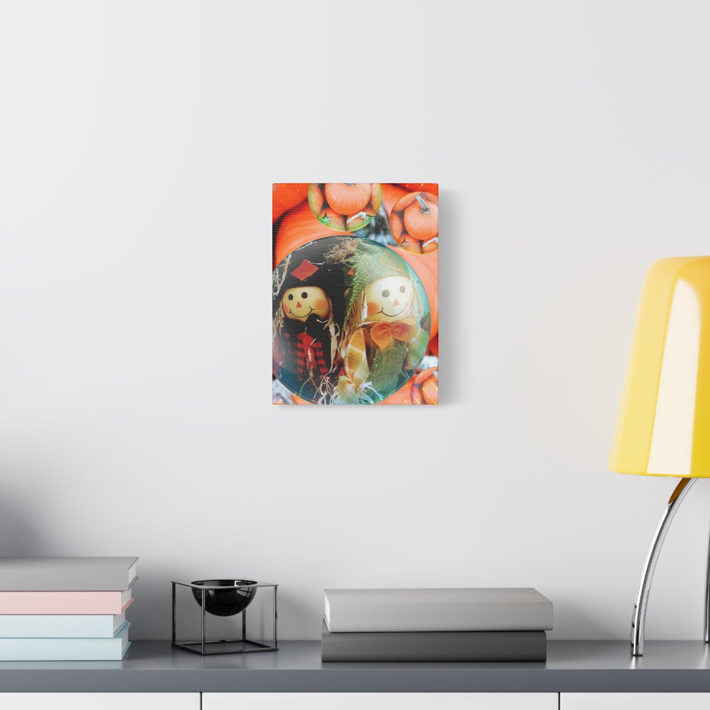 A Scarecrow Thanksgiving- Holiday Matte Canvas Print