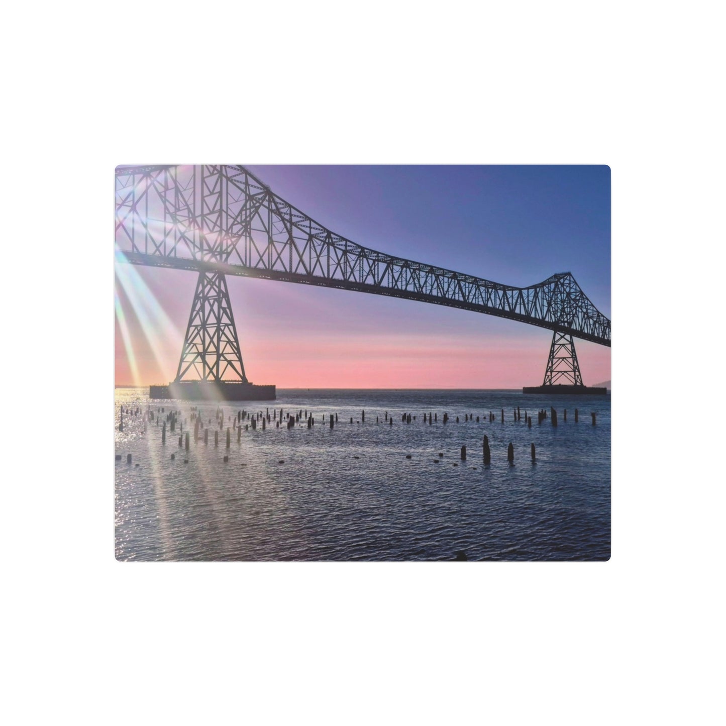 Megler Bridge Metal Wall Art