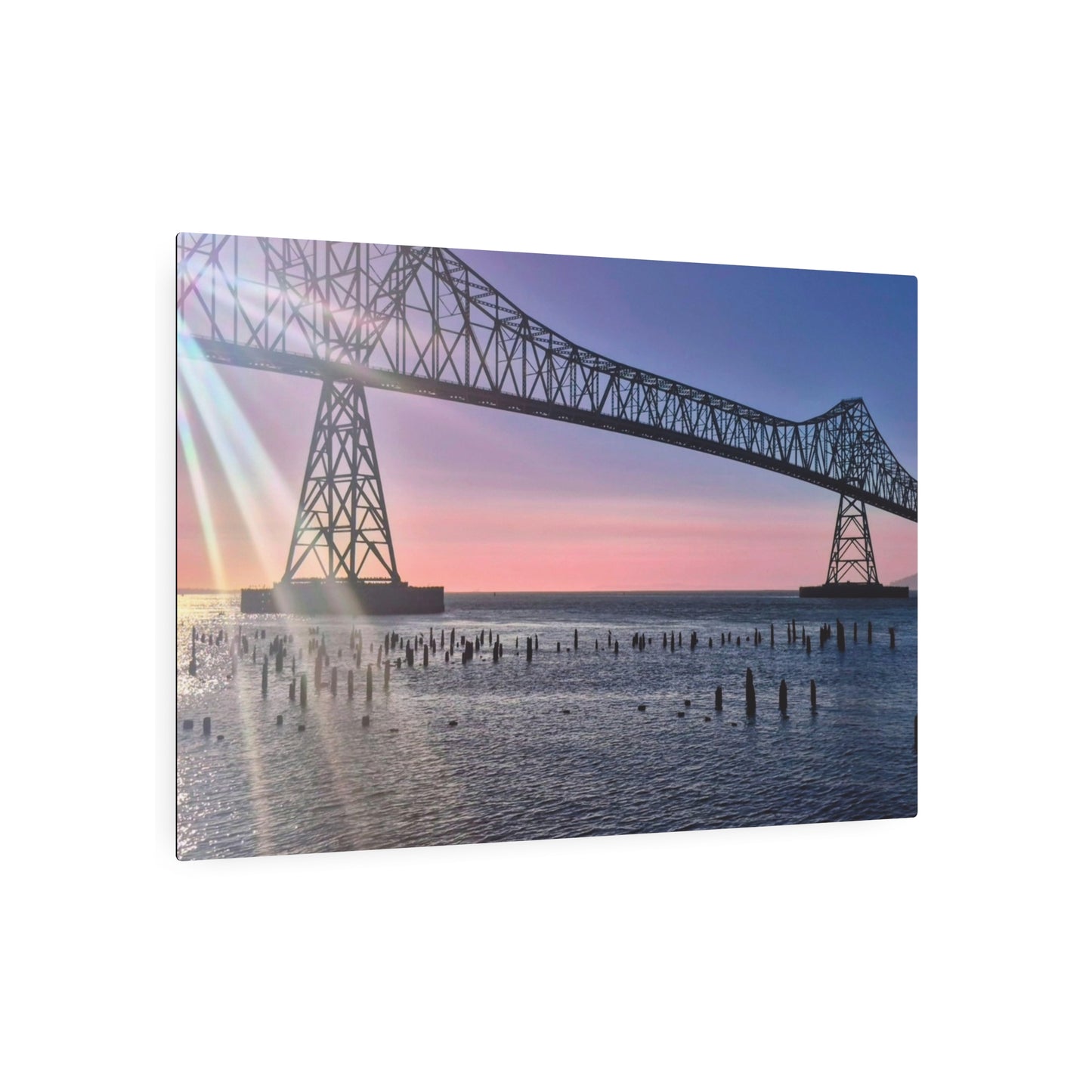 Megler Bridge Metal Wall Art