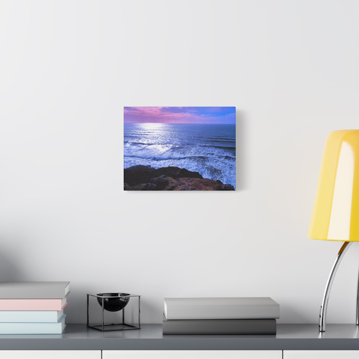 Radiant Horizon- Ocean Sunset Matte Canvas Print, Stretched, 1.25"