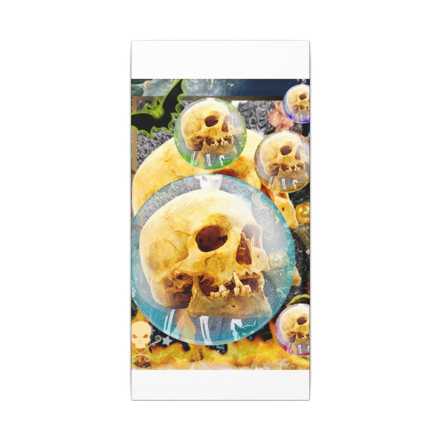 Skulls Galore- Halloween Matte Canvas Art