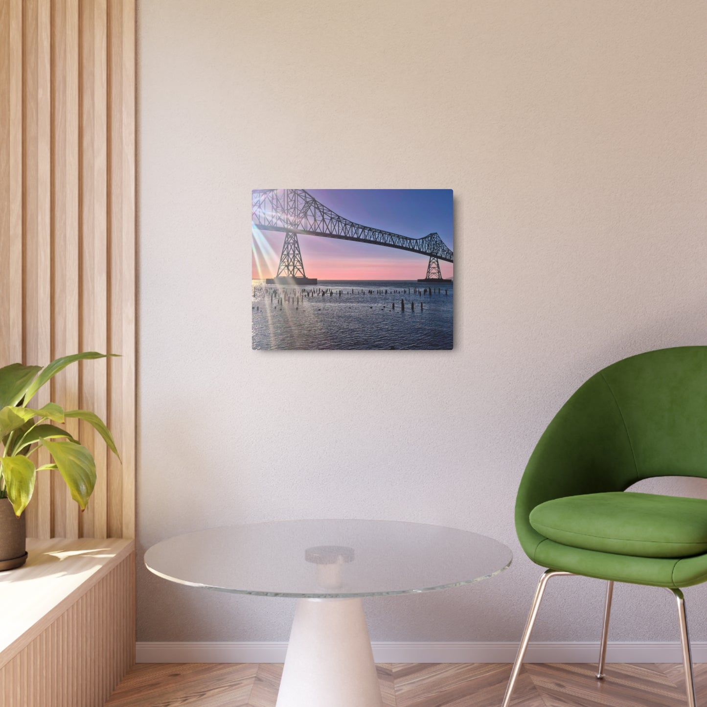 Megler Bridge Metal Wall Art