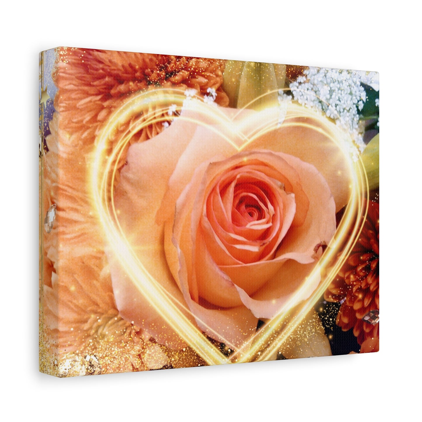 Autumn Rose Matte Canvas Print