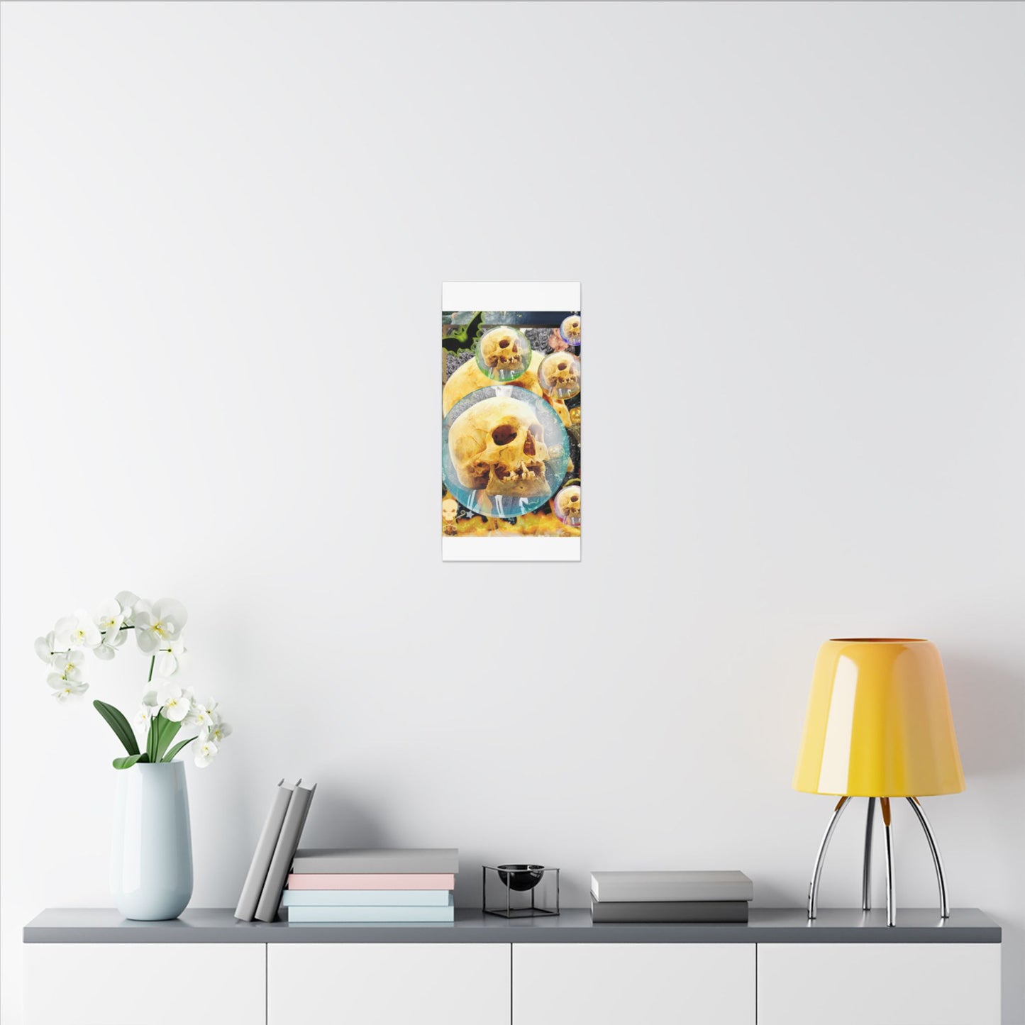 Skulls Galore- Halloween Matte Canvas Art