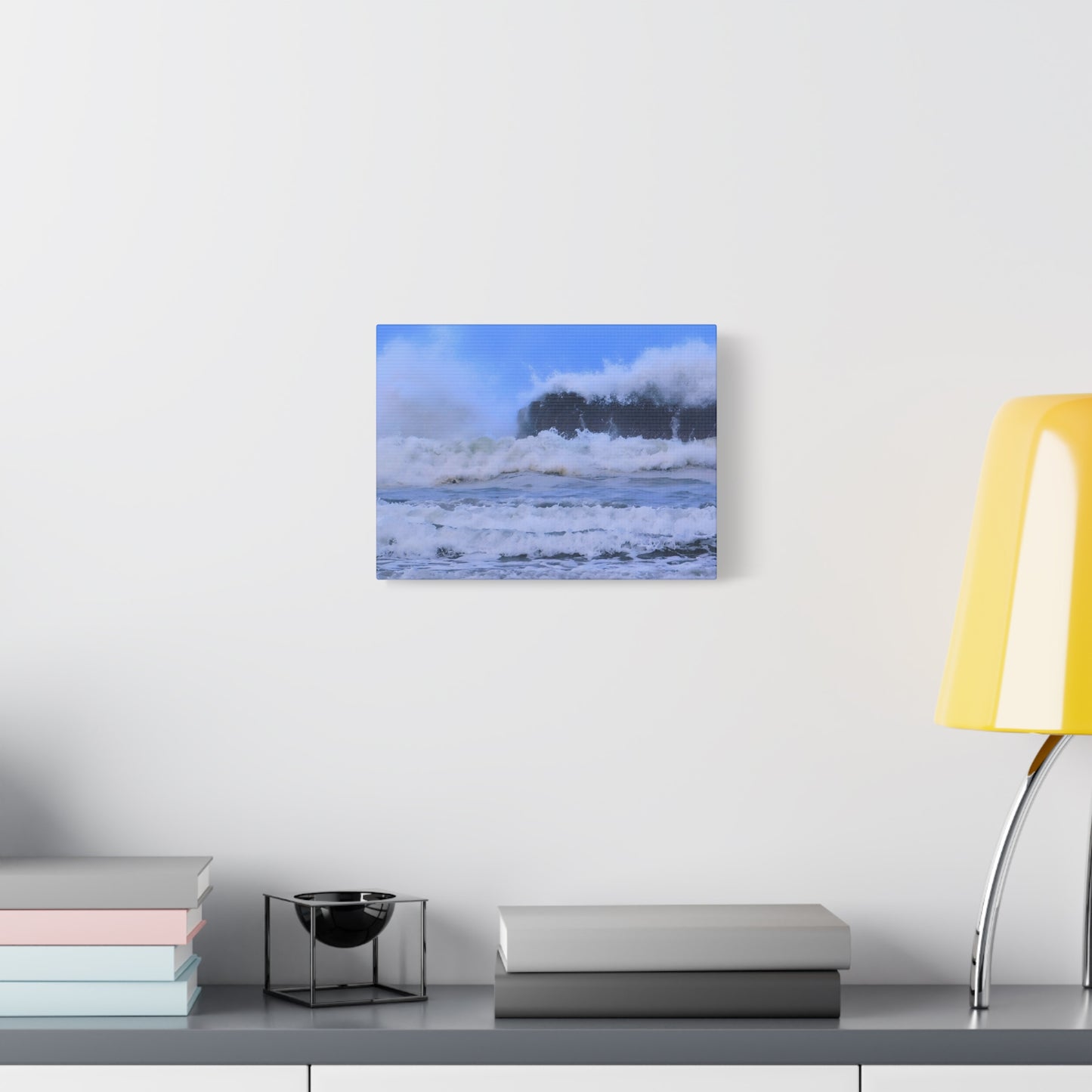 Fury of the Tide - Ocean Matte Canvas Print