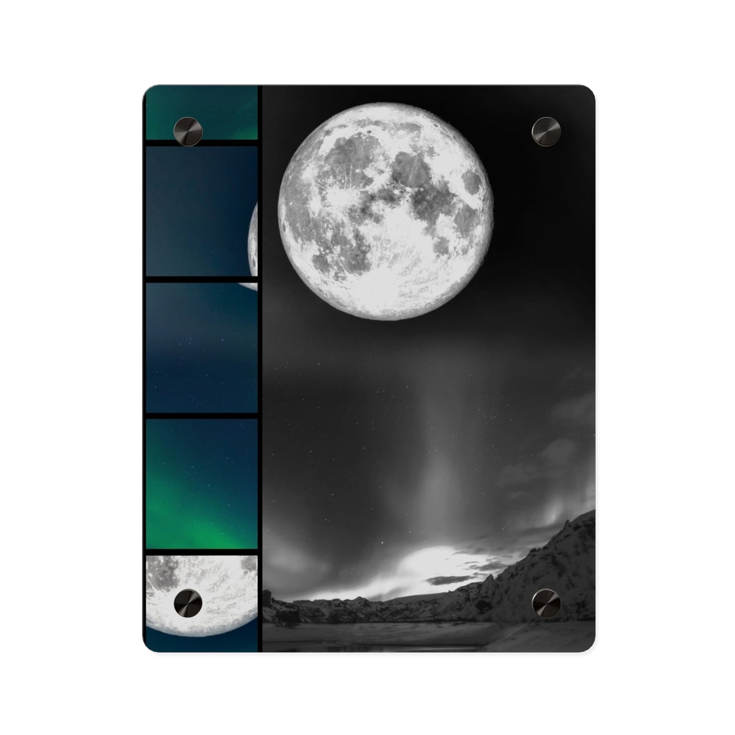 Elegantly Ethereal Moon Acrylic Wall Art Panels