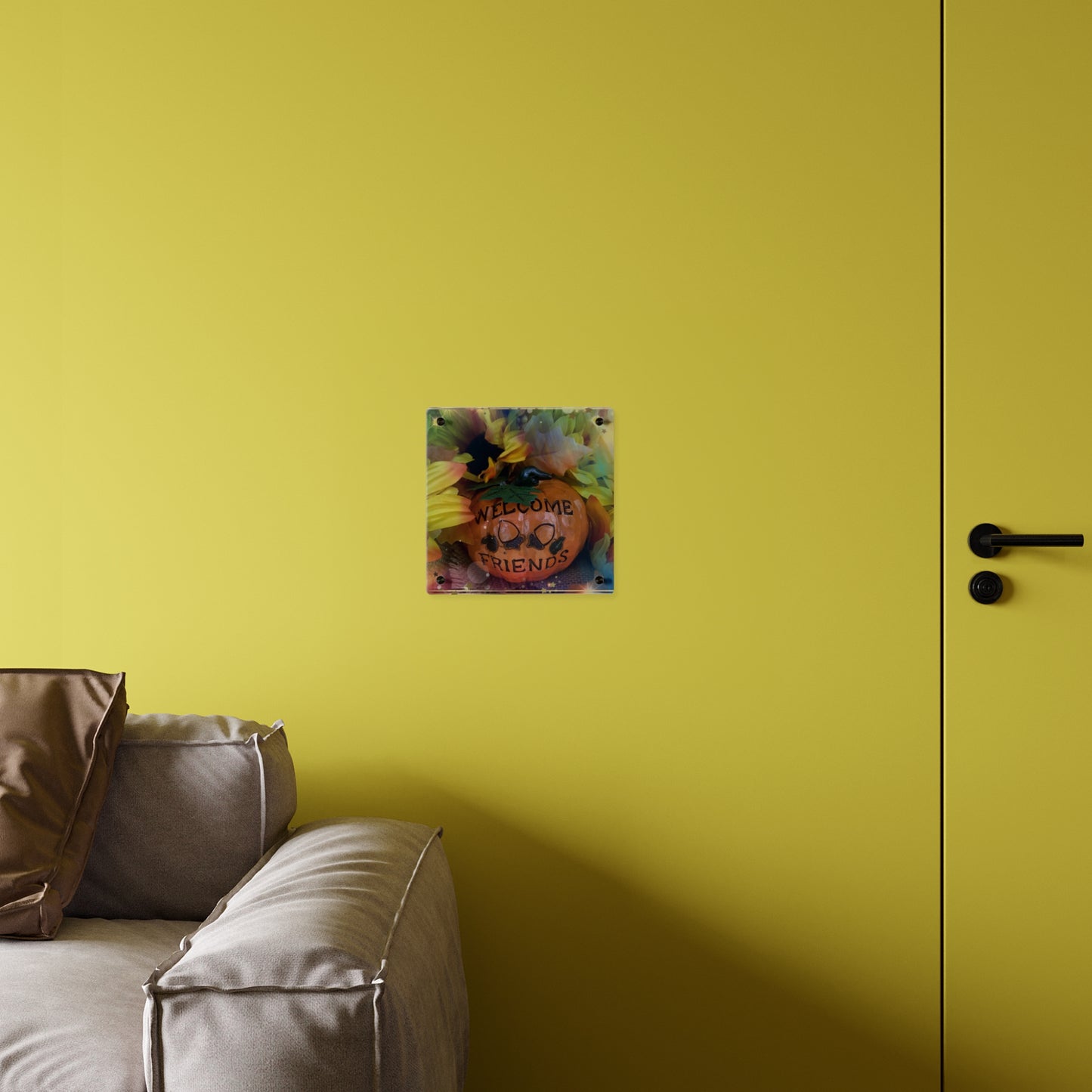 Welcome Friends Thanksgiving Acrylic Wall Art Panels