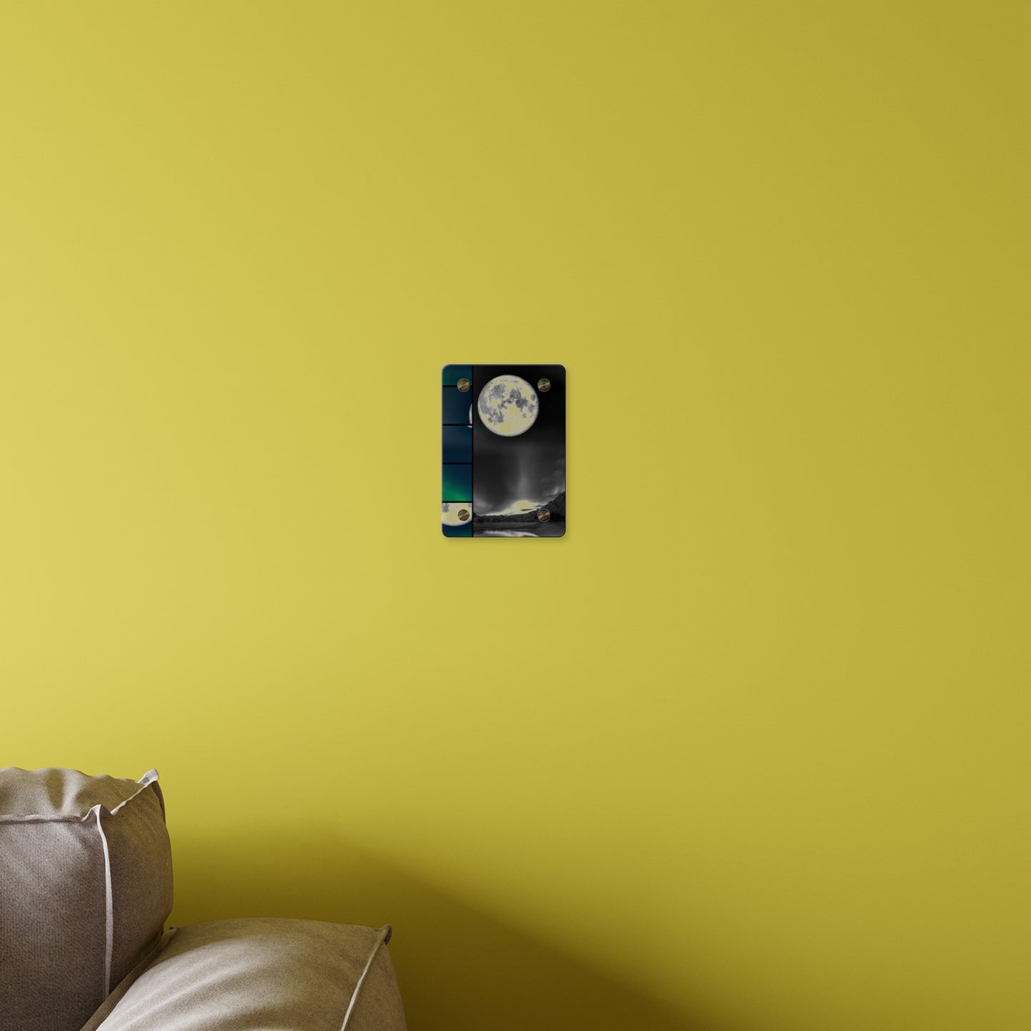 Elegantly Ethereal Moon Acrylic Wall Art Panels