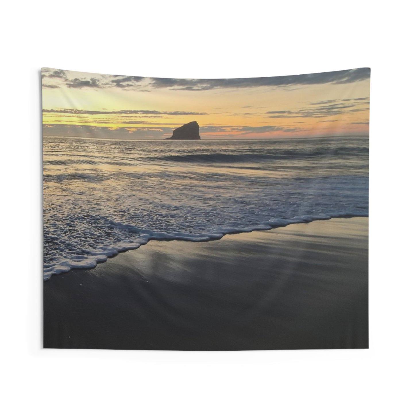 Beach Sunset Wall Tapestry, Coastal Home Decor, Bohemian Room Accent, Nature Wall Art, Summer Vibes Tapestries, Gift for Her