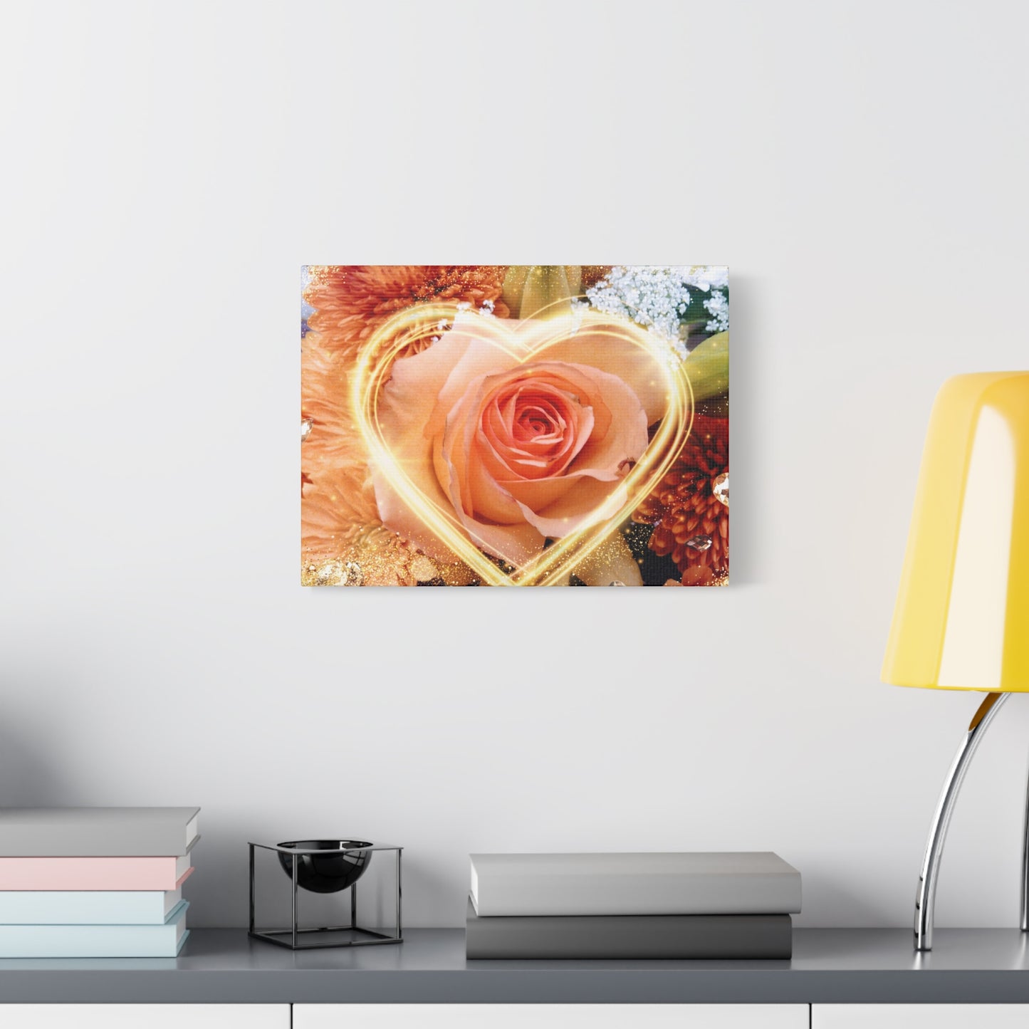 Autumn Rose Matte Canvas Print