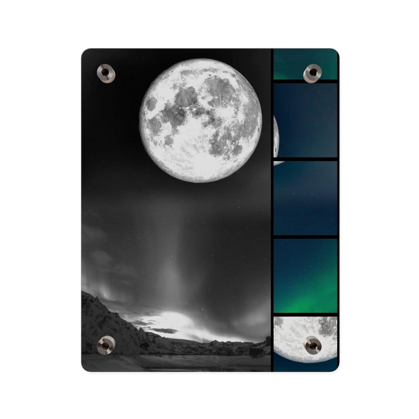 Elegantly Ethereal Moon Acrylic Wall Art Panels