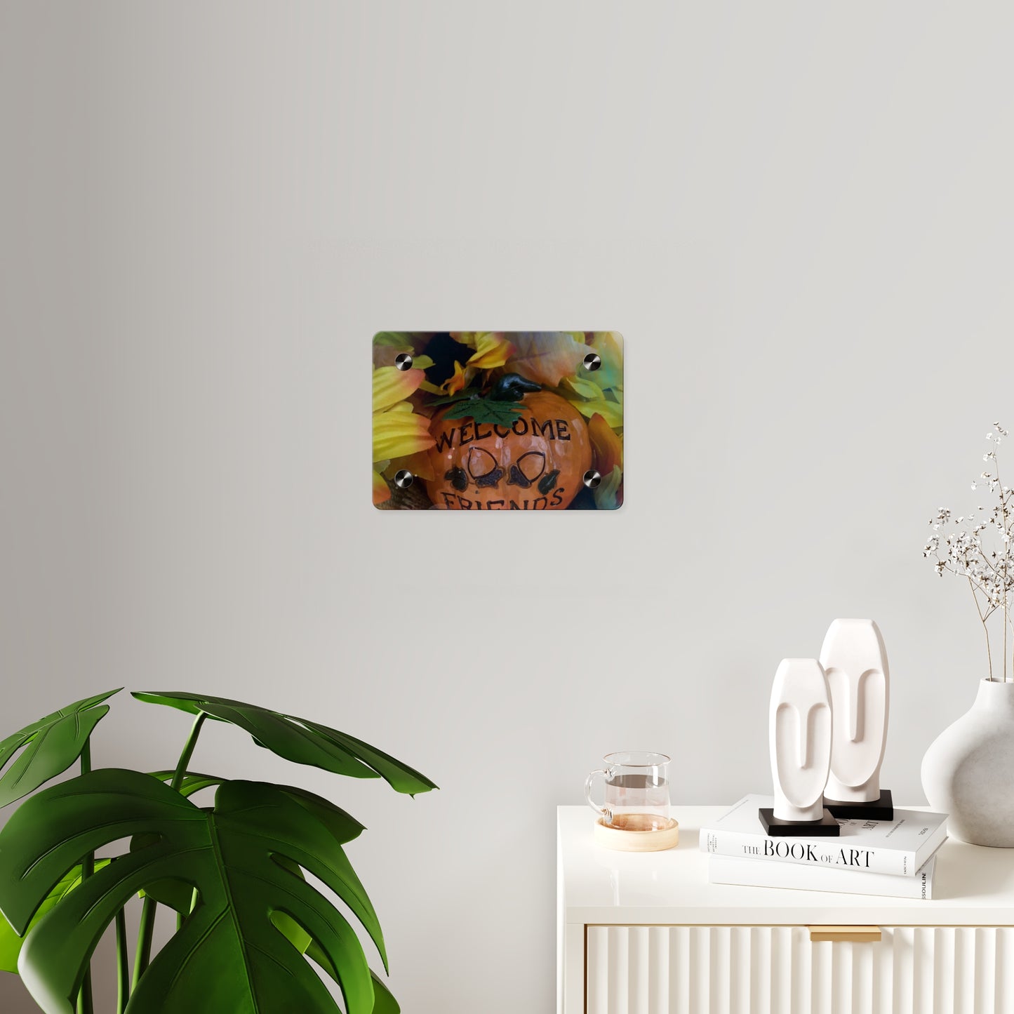 Welcome Friends Thanksgiving Acrylic Wall Art Panels