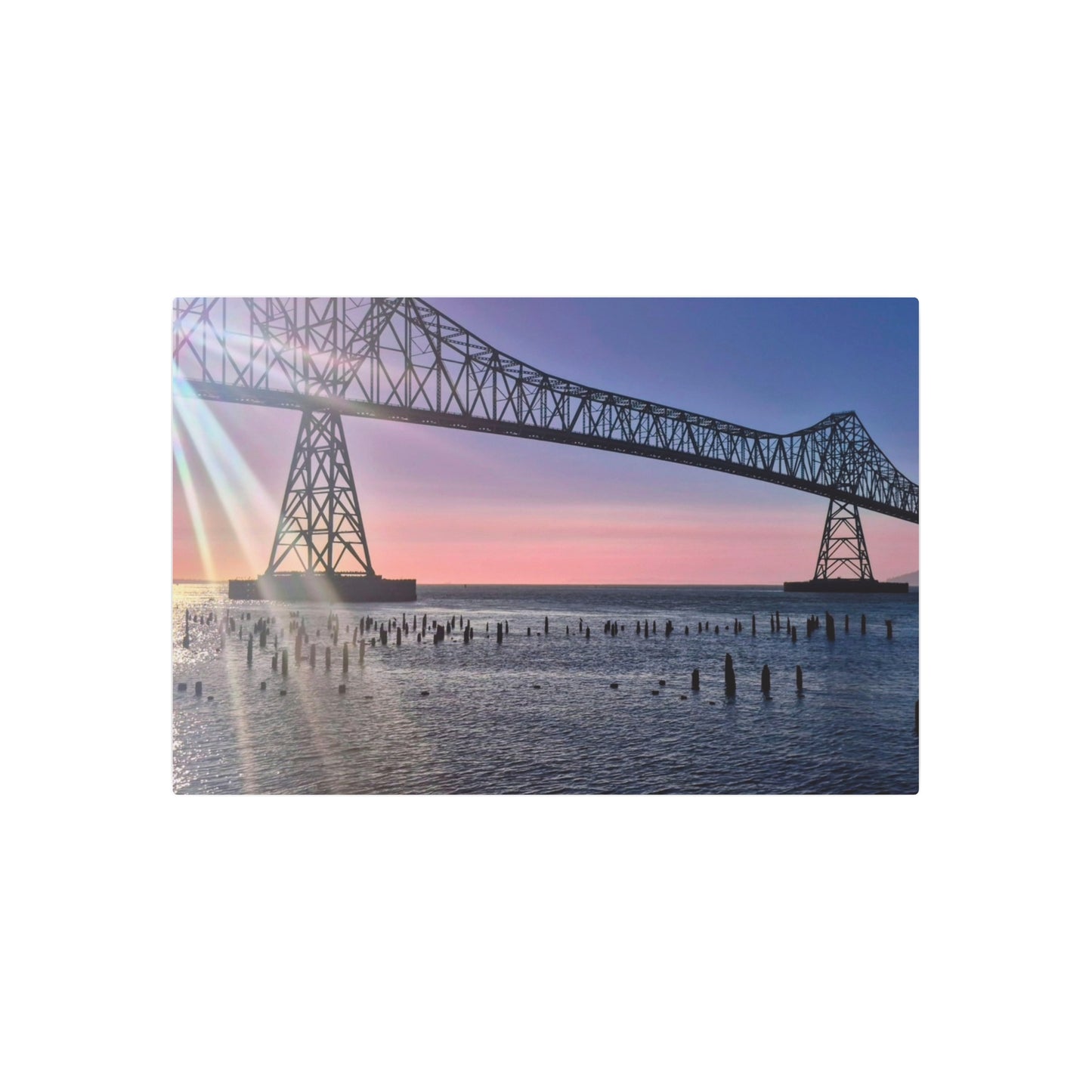 Megler Bridge Metal Wall Art