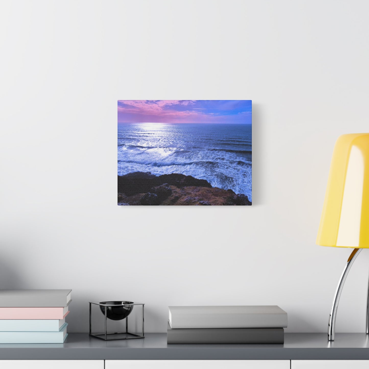 Radiant Horizon- Ocean Sunset Matte Canvas Print, Stretched, 1.25"