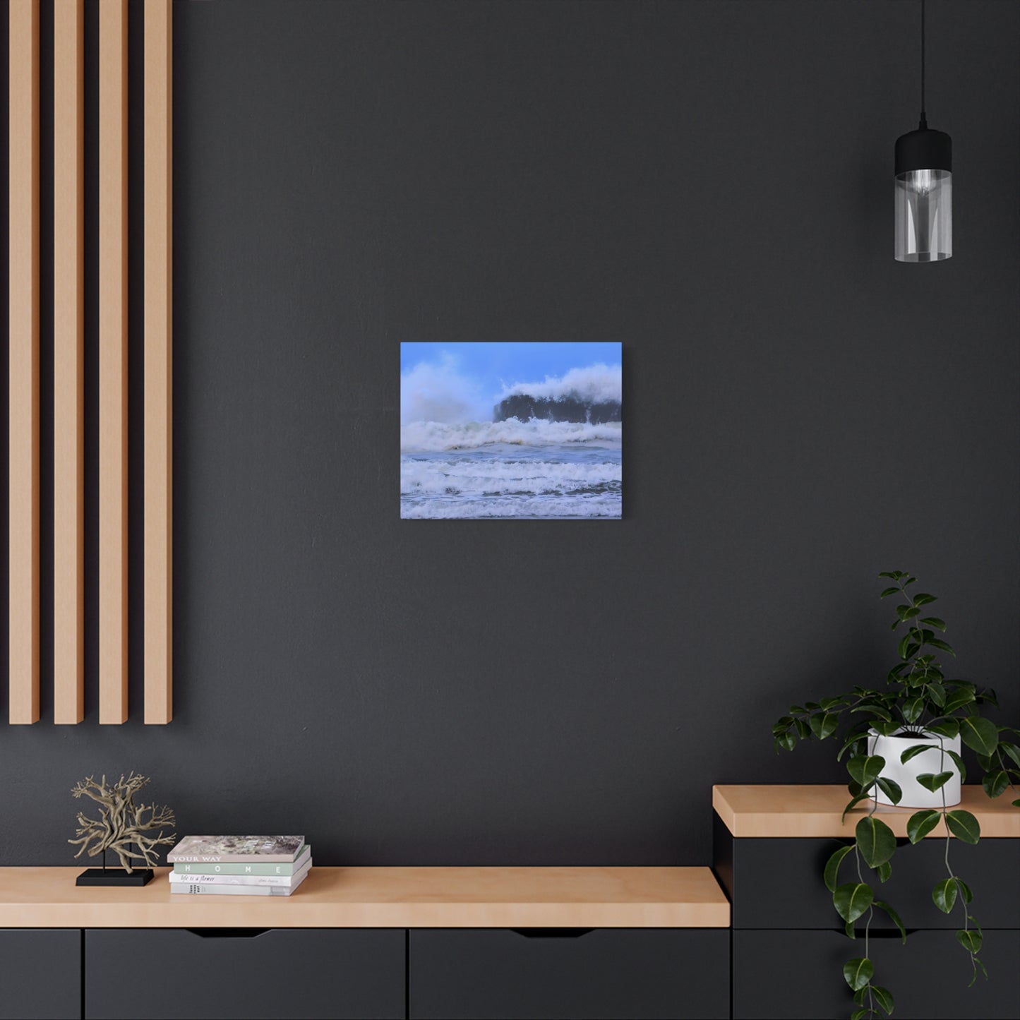 Fury of the Tide - Ocean Matte Canvas Print