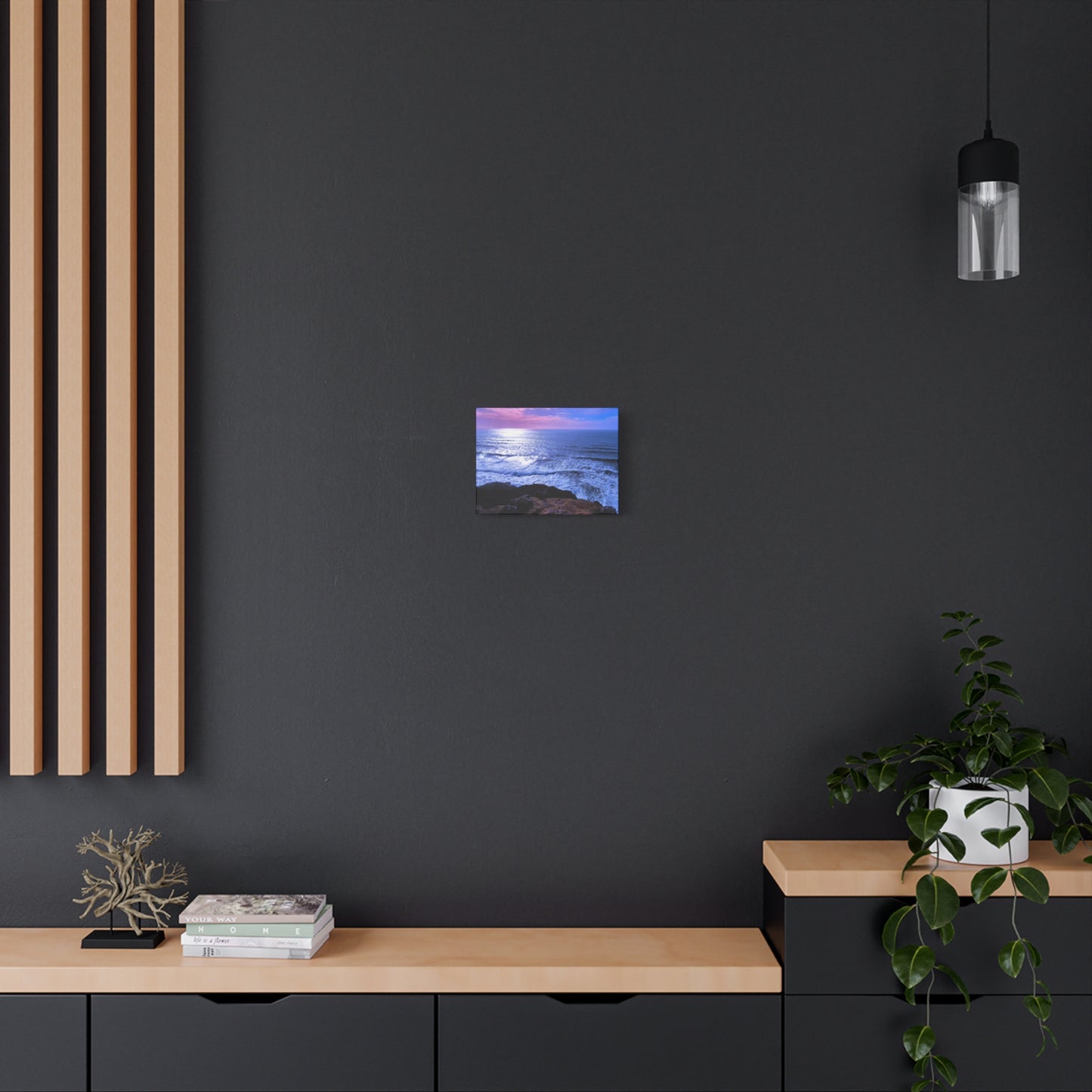 Radiant Horizon- Ocean Sunset Matte Canvas Print, Stretched, 1.25"