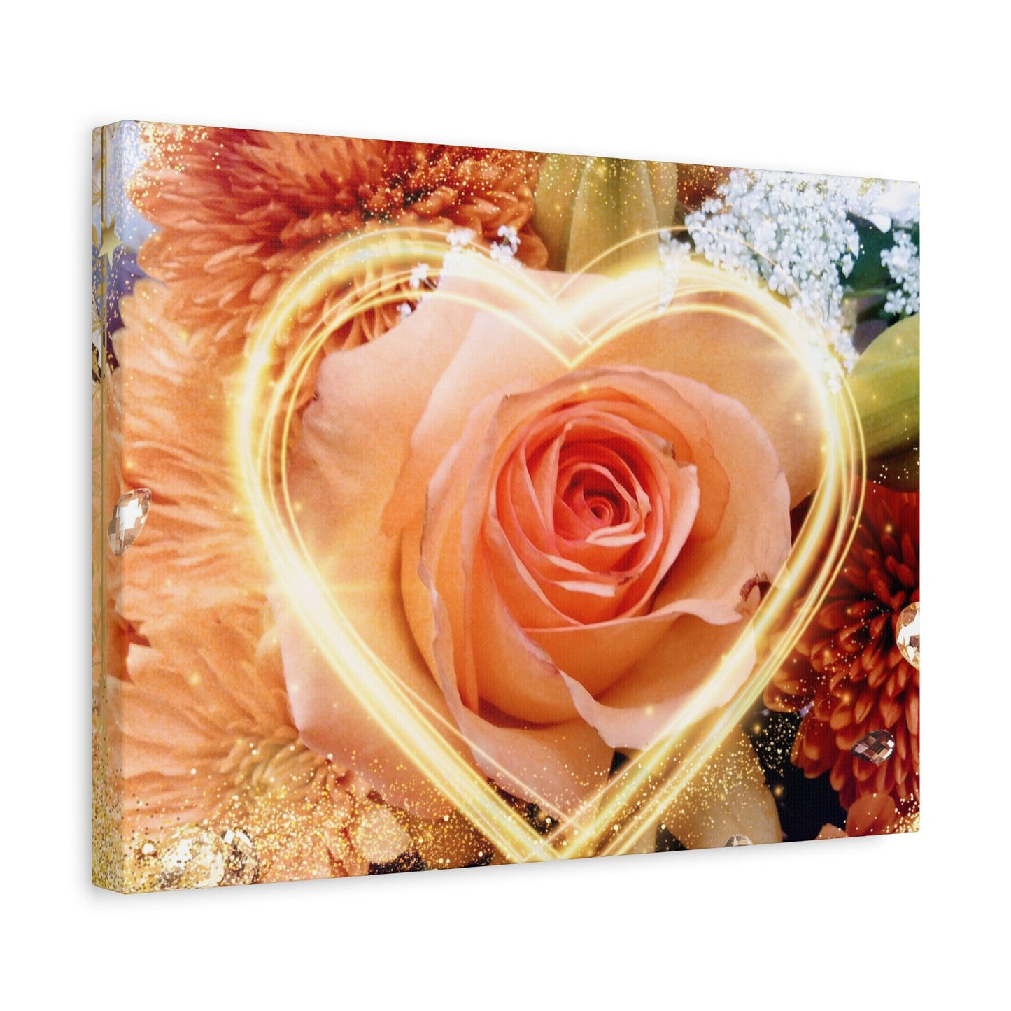 Autumn Rose Matte Canvas Print