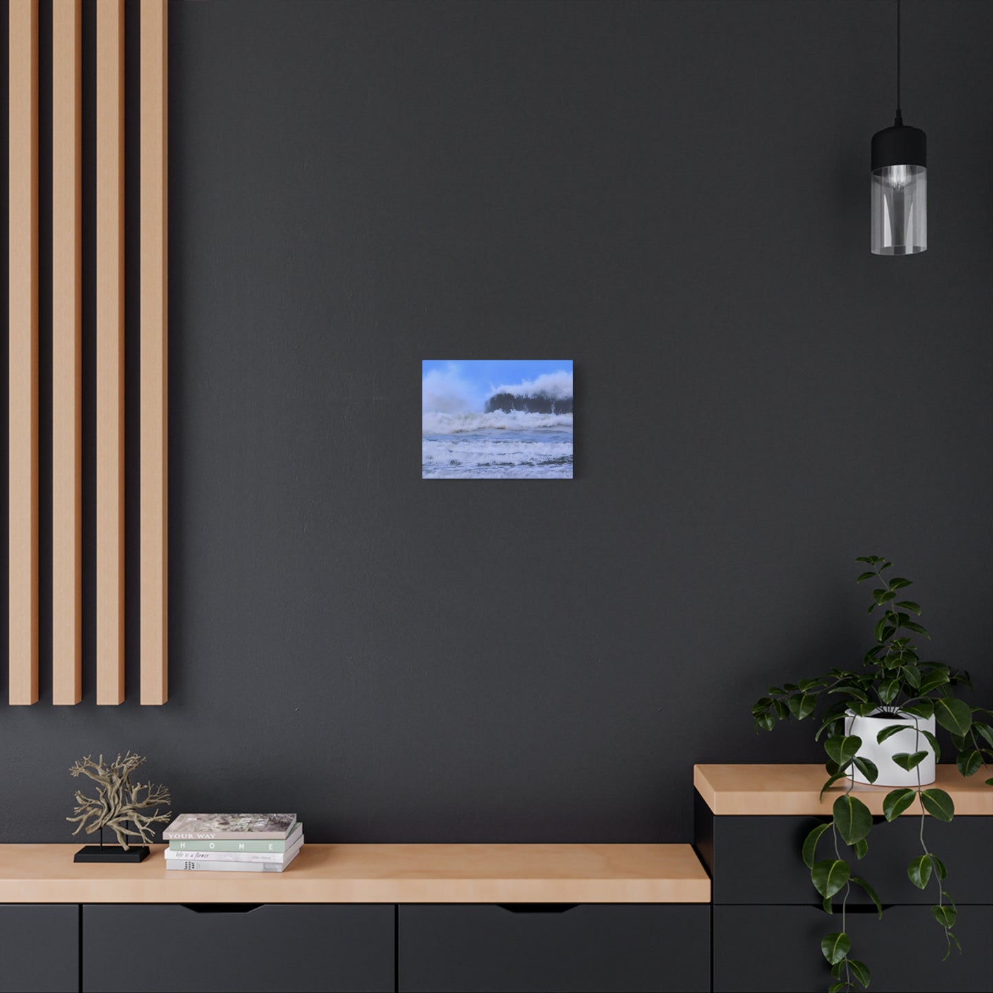 Fury of the Tide - Ocean Matte Canvas Print