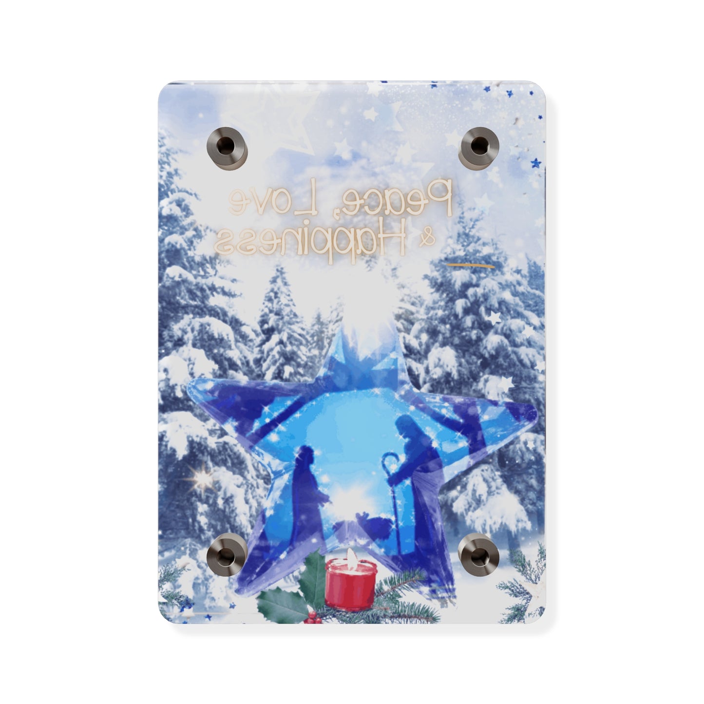 O Holy Night  Christmas Acrylic Wall Art