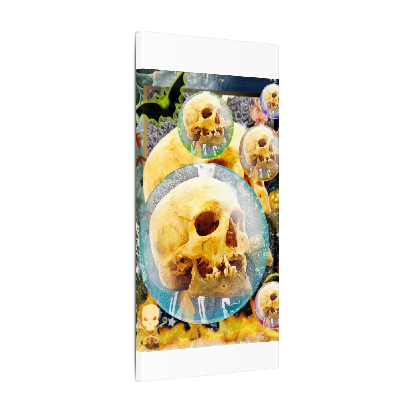 Skulls Galore- Halloween Matte Canvas Art