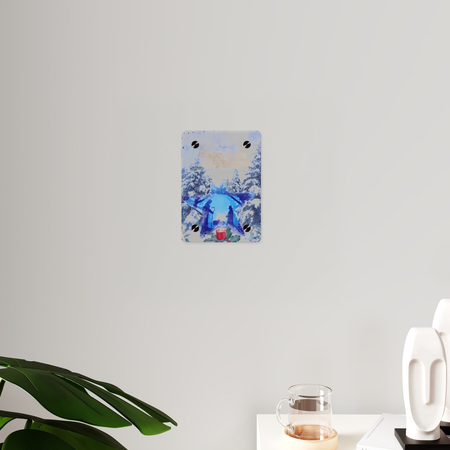 O Holy Night  Christmas Acrylic Wall Art