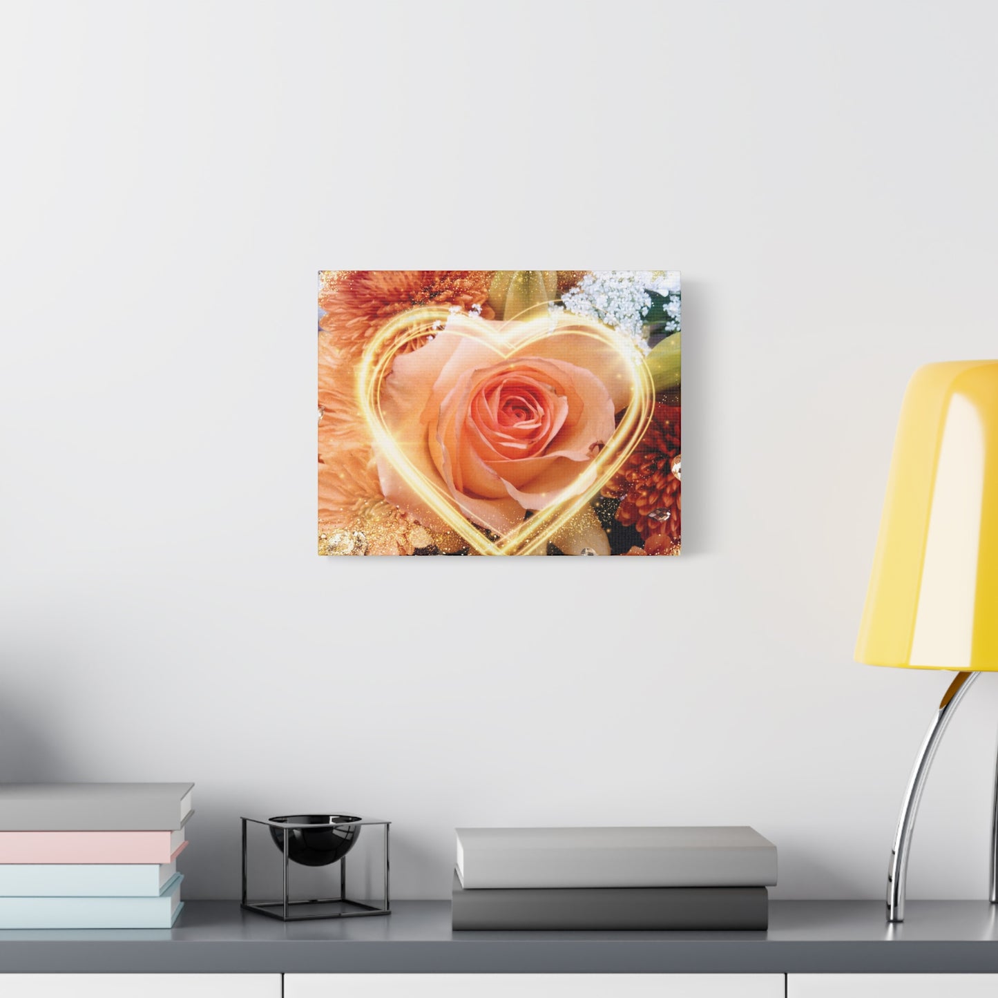 Autumn Rose Matte Canvas Print
