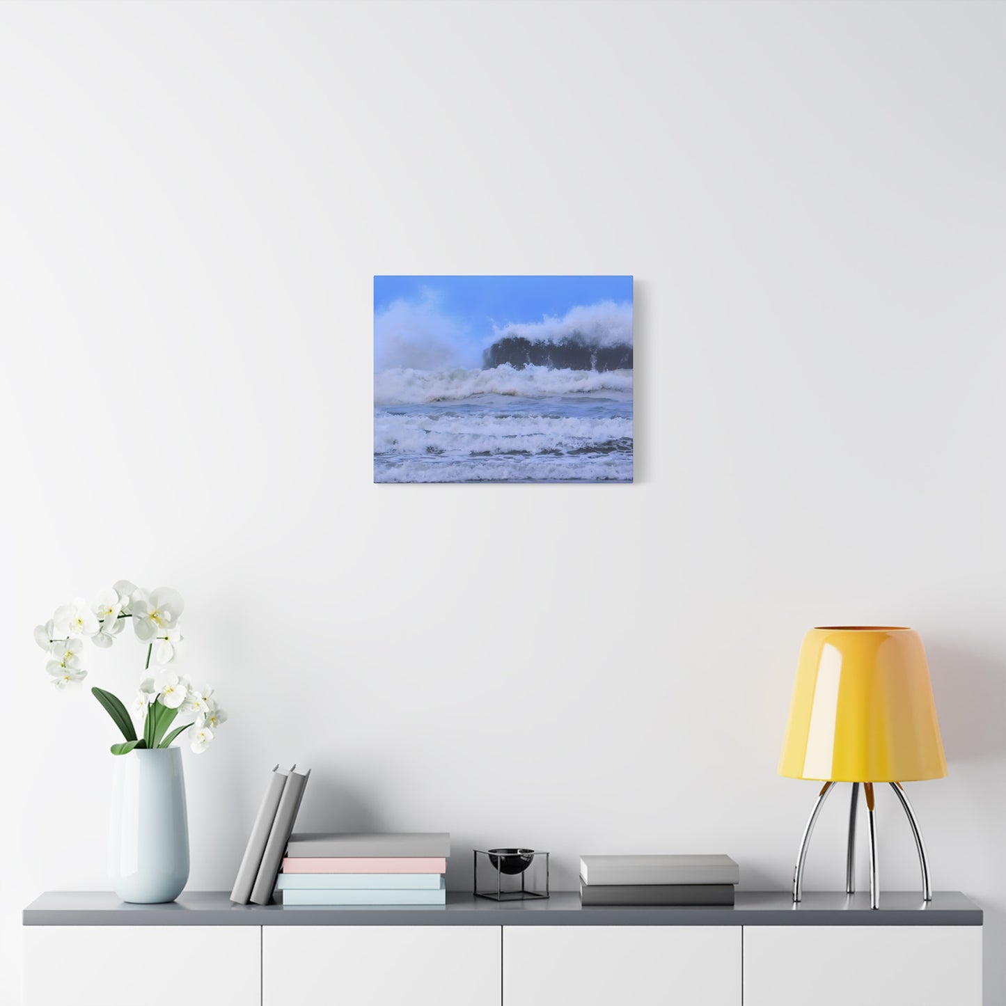 Fury of the Tide - Ocean Matte Canvas Print