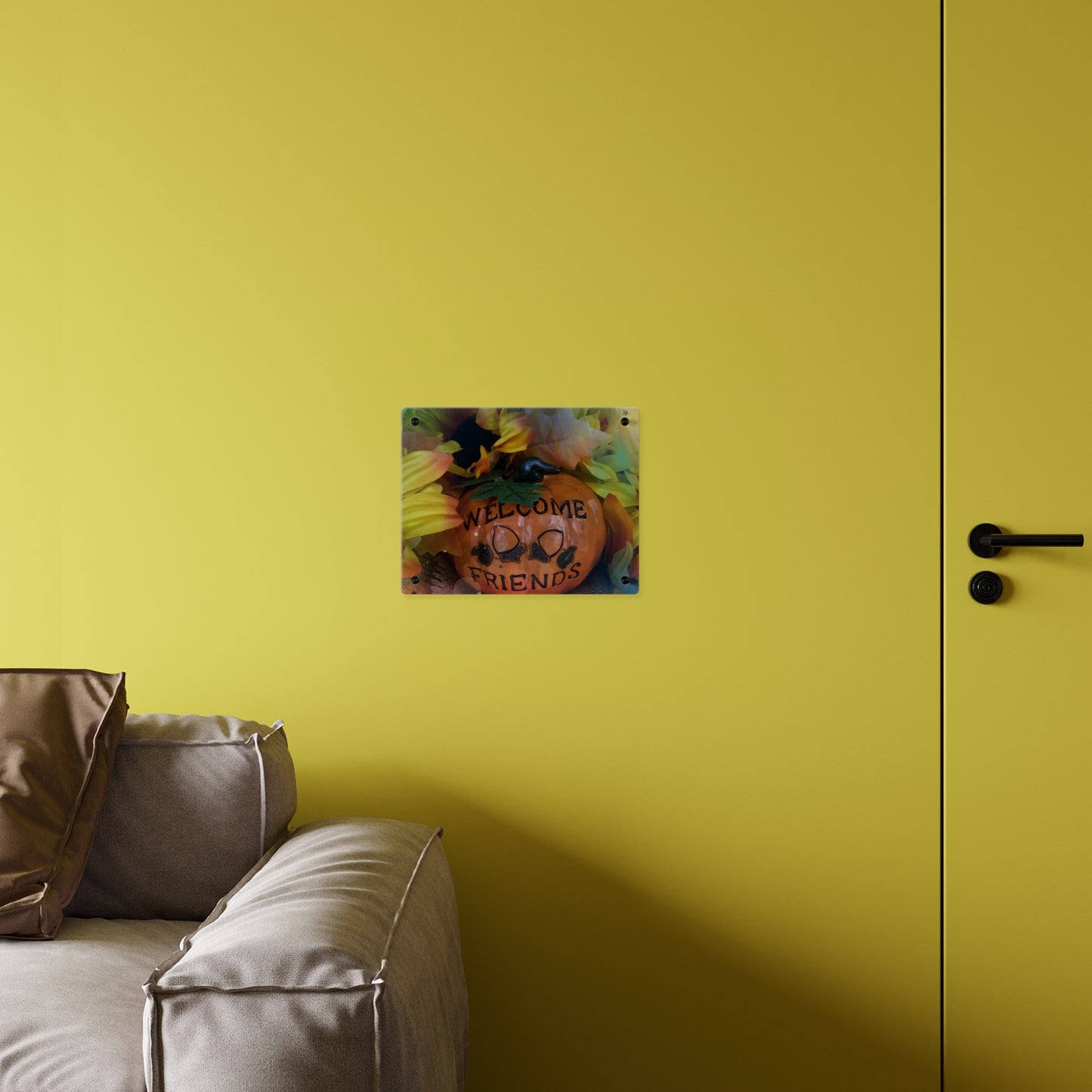 Welcome Friends Thanksgiving Acrylic Wall Art Panels