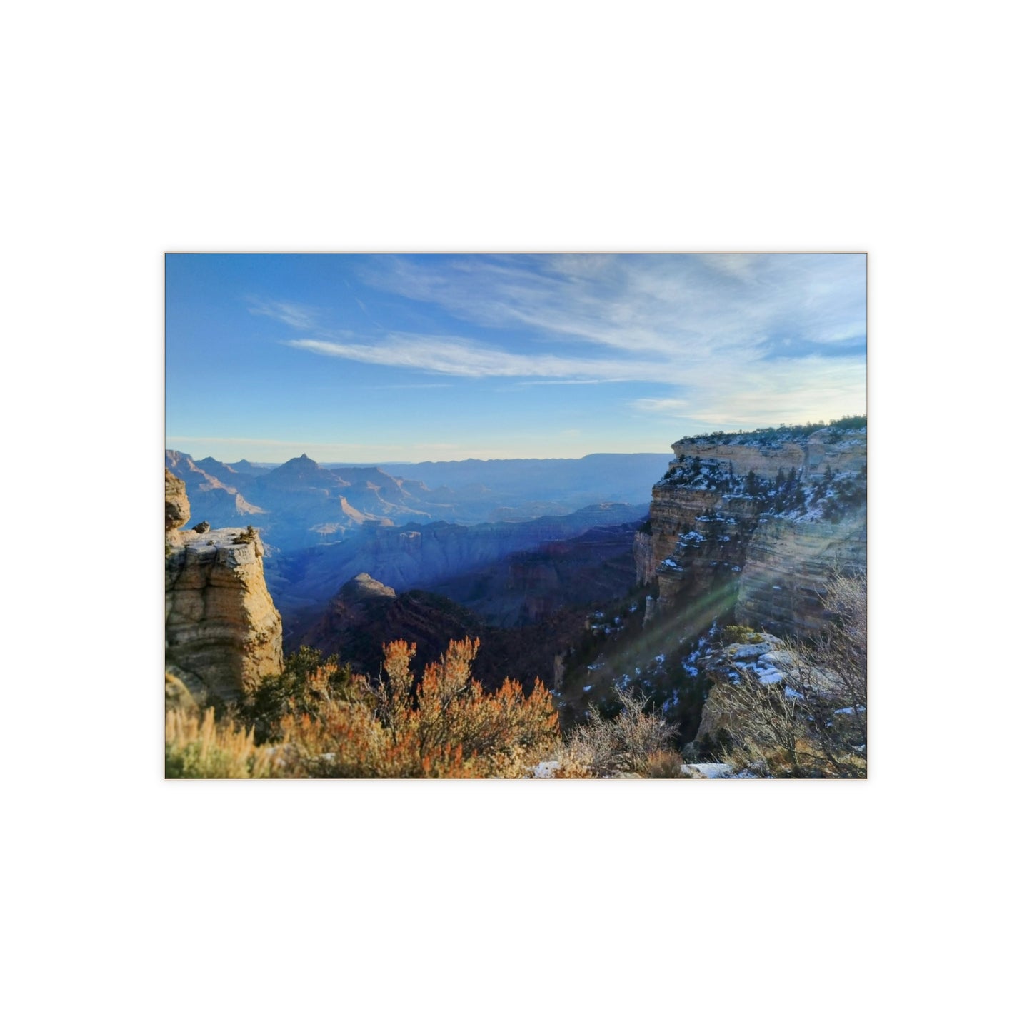 Stunning Ceramic Photo Tile of Grand Canyon Scenery, Home Decor, Nature Gift, Wall Art, Perfect for Nature Lovers