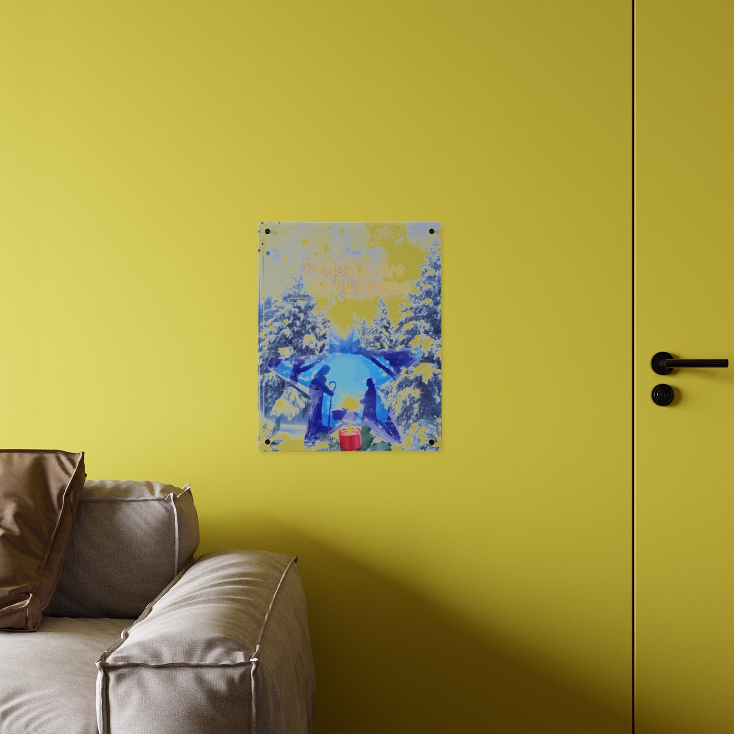 O Holy Night  Christmas Acrylic Wall Art