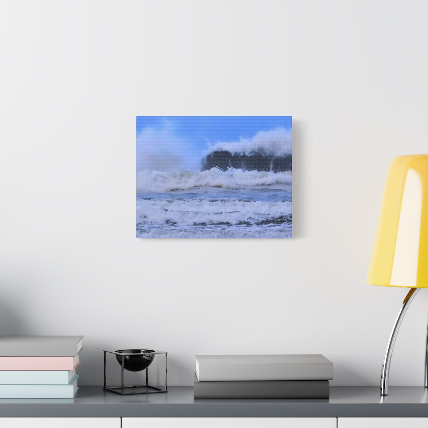 Fury of the Tide - Ocean Matte Canvas Print