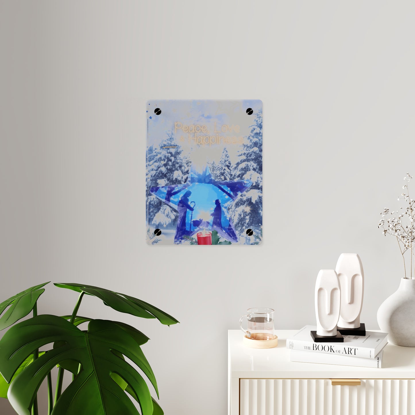 O Holy Night  Christmas Acrylic Wall Art