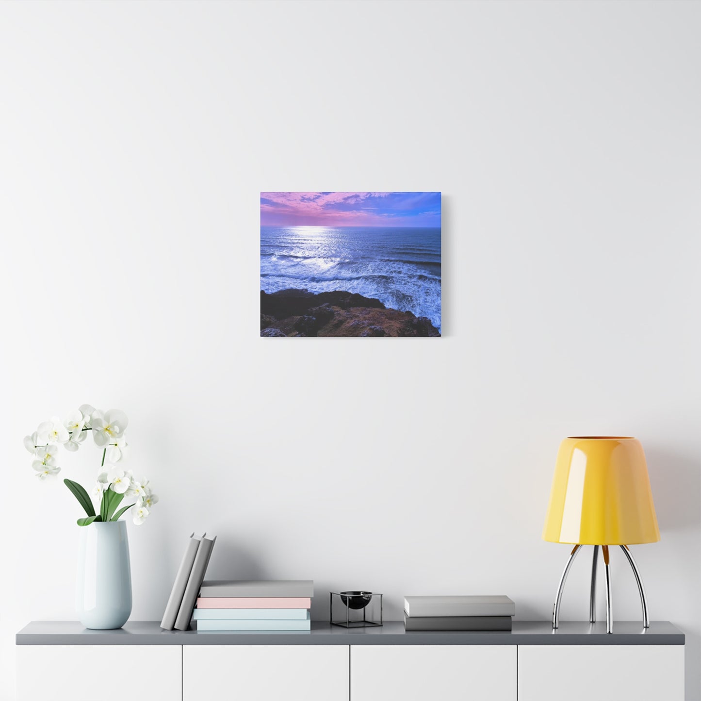 Radiant Horizon- Ocean Sunset Matte Canvas Print, Stretched, 1.25"